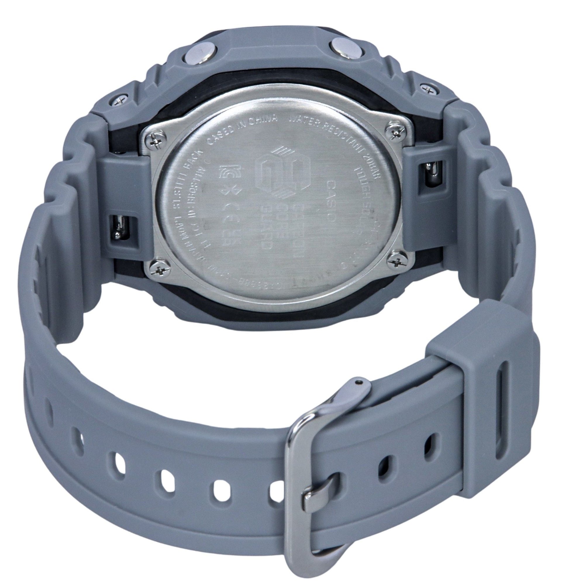 Casio G - Shock Analog Digital Smartphone Link Bio - Based Resin Strap Grey Dial Tough Solar GA - B2100LUU - 8A 200M Men's Watch - Prestige Stones