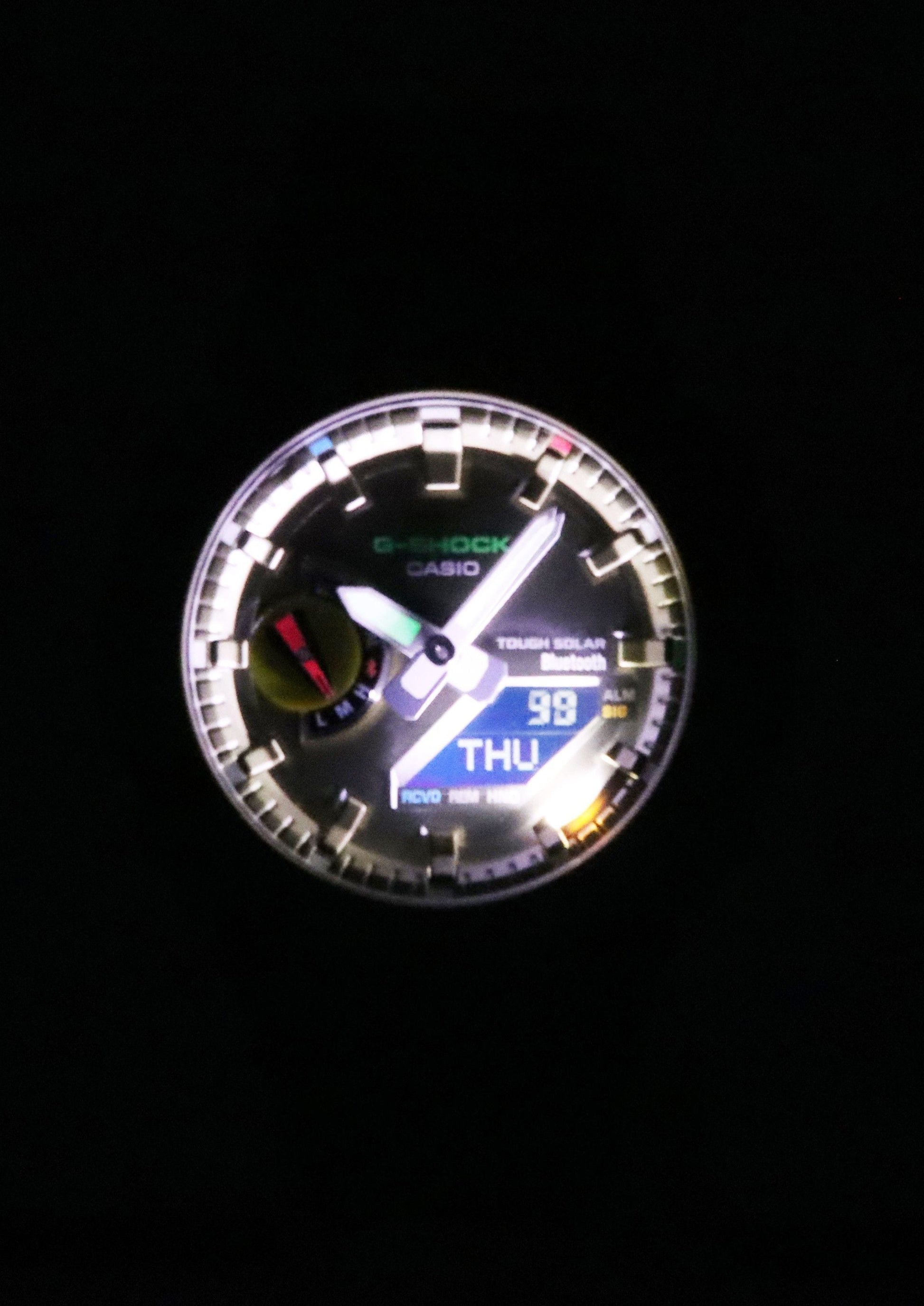 Casio G - Shock Analog Digital Smartphone Link Bluetooth Green Dial Solar GA - B2100FC - 3A 200M Men's Watch - Prestige Stones