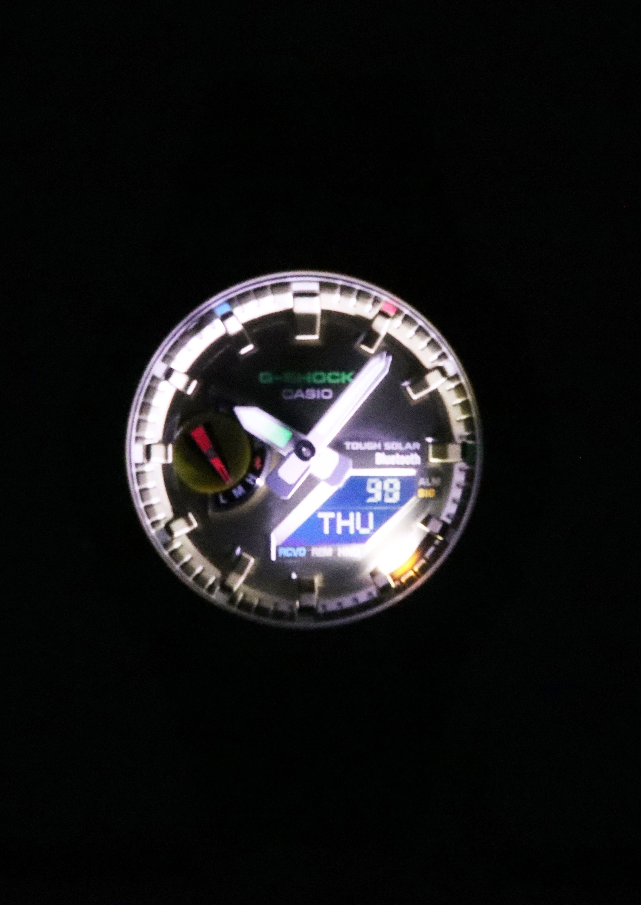 Casio G - Shock Analog Digital Smartphone Link Bluetooth Green Dial Solar GA - B2100FC - 3A 200M Men's Watch - Prestige Stones