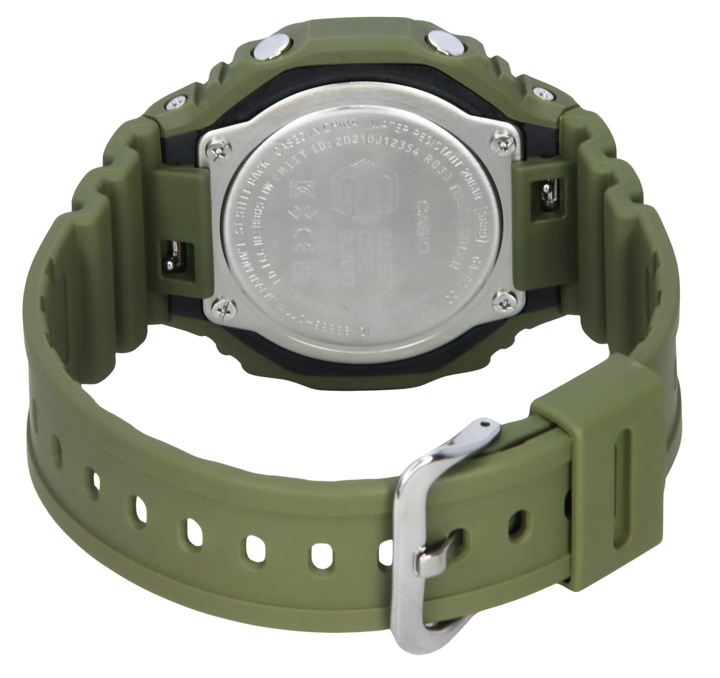 Casio G - Shock Analog Digital Smartphone Link Bluetooth Green Dial Solar GA - B2100FC - 3A 200M Men's Watch - Prestige Stones