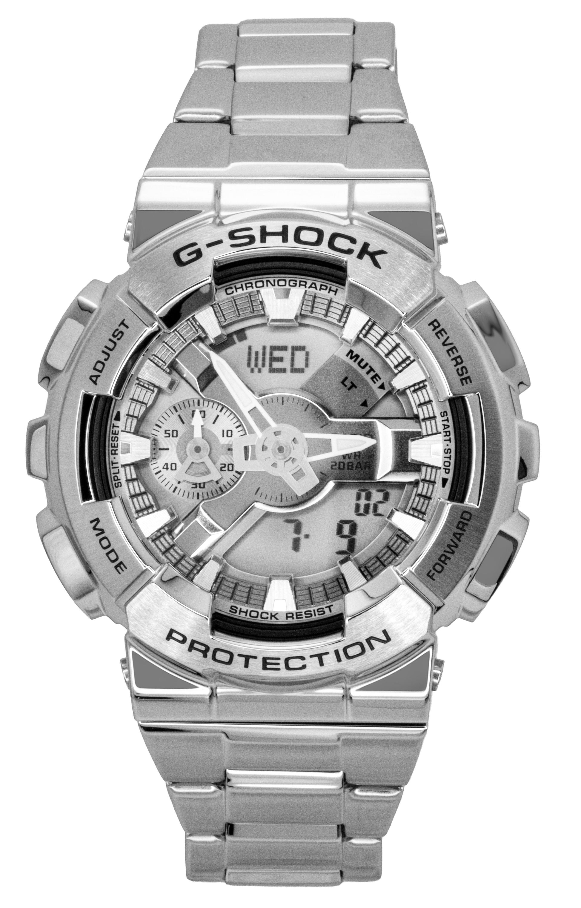 Casio G - Shock Analog Digital Stainless Steel Grey Dial Quartz GM - 110D - 8A 200M Men's Watch - Prestige Stones