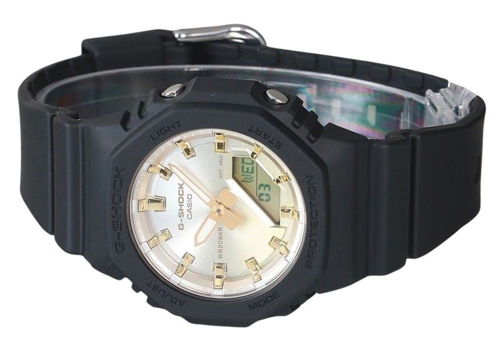 Casio G - Shock Analog Digital Sunset Glow Series Bio Based Resin Gold Dial Quartz GMA - P2100SG - 1A 200M Women's Watch - Prestige Stones