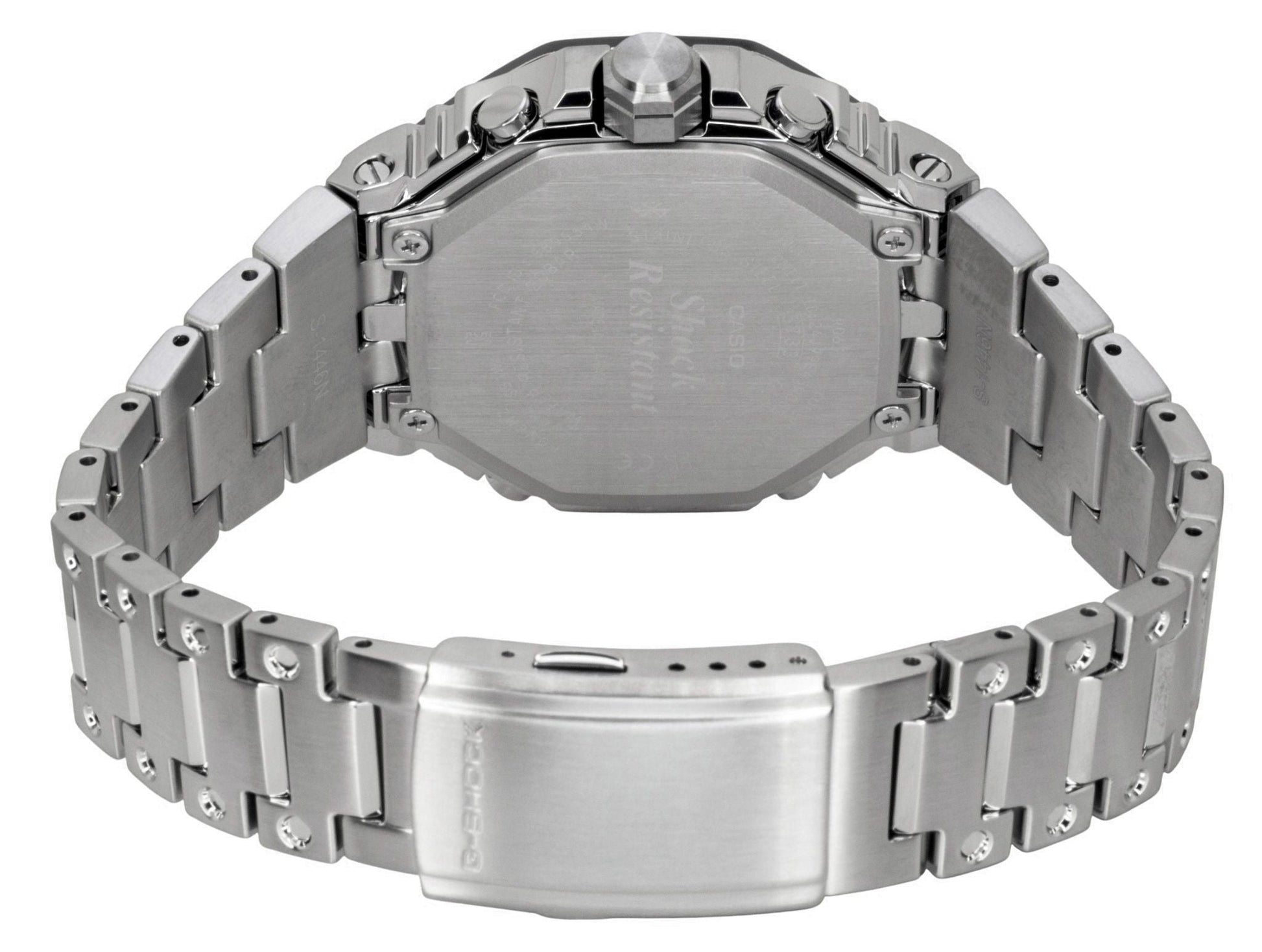 Casio G - Shock Analog Full Metal Smartphone Link Black Dial Solar GMC - B2100BT - 1A 200M Men's Watch - Prestige Stones