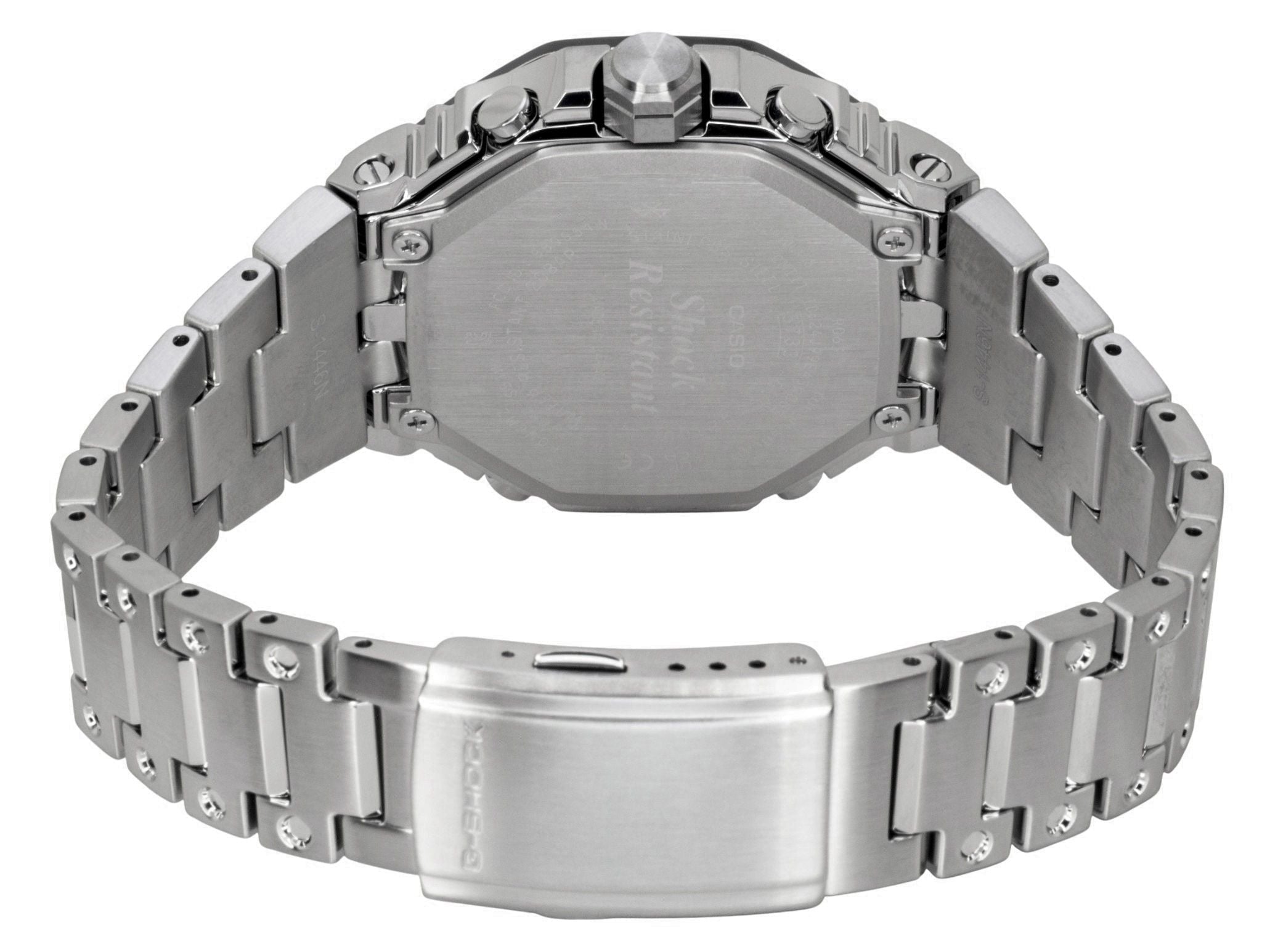 Casio G - Shock Analog Full Metal Smartphone Link Black Dial Solar GMC - B2100BT - 1A 200M Men's Watch - Prestige Stones
