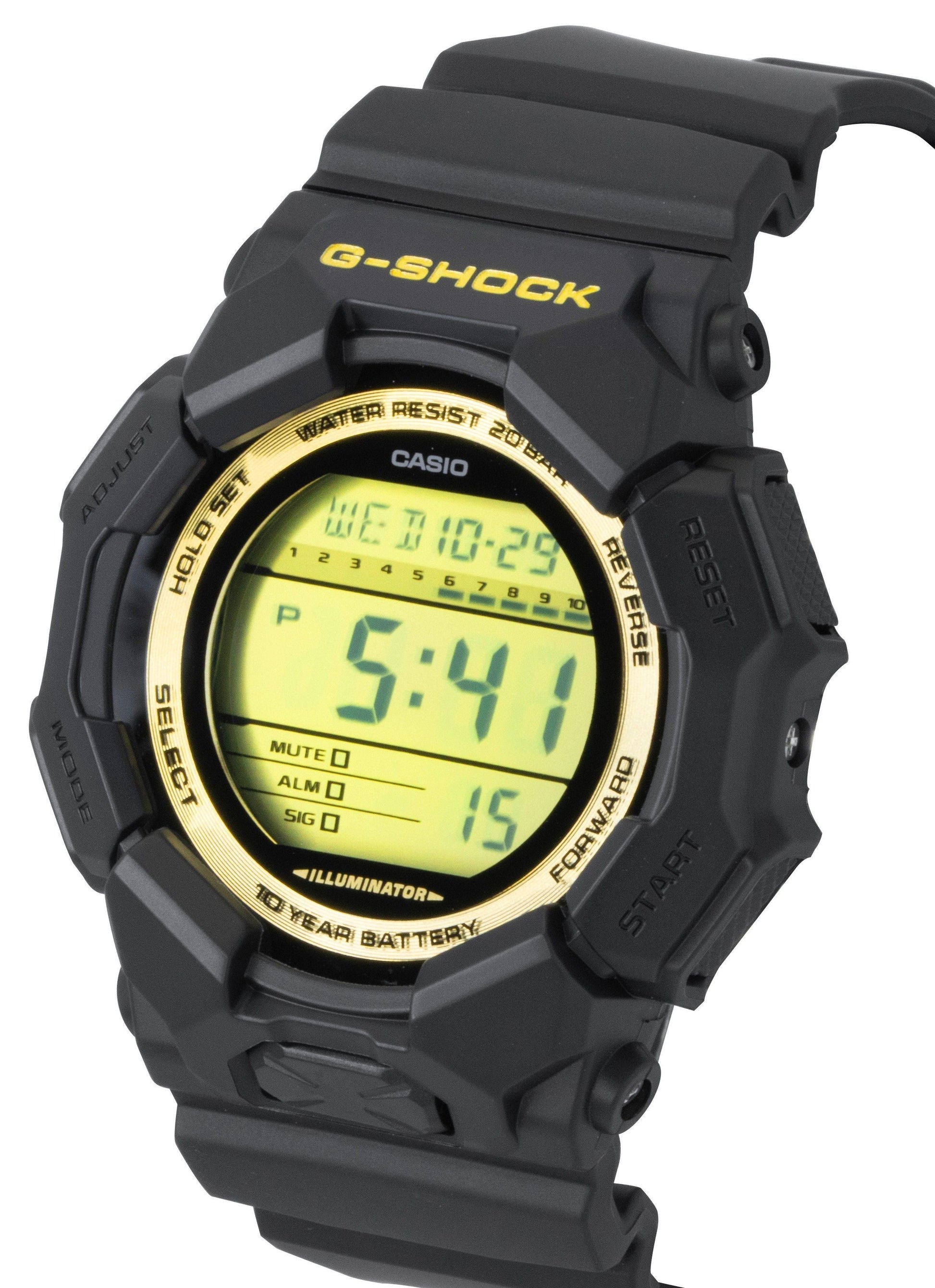 Casio G - Shock Bio - Based Resin Strap Digital Quartz GD - 010GB - 1A9 200M Men's Watch - Prestige Stones