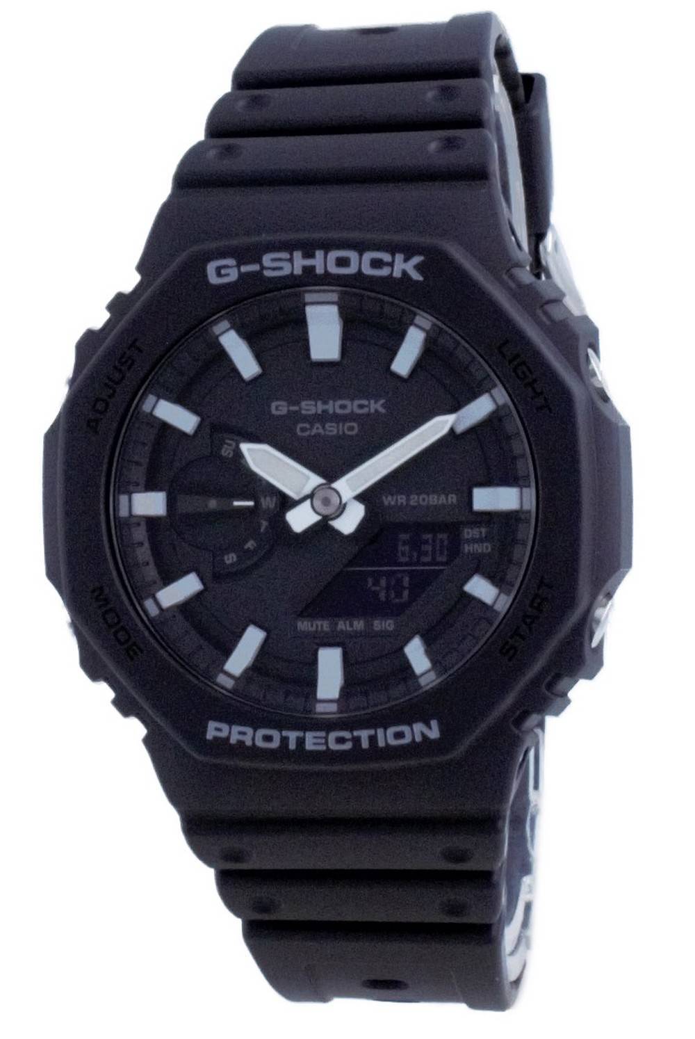 Casio G - Shock Carbon Core Guard Analog Digital Quartz Diver's GA - 2100 - 1A GA2100 - 1 200M Men's Watch - Prestige Stones