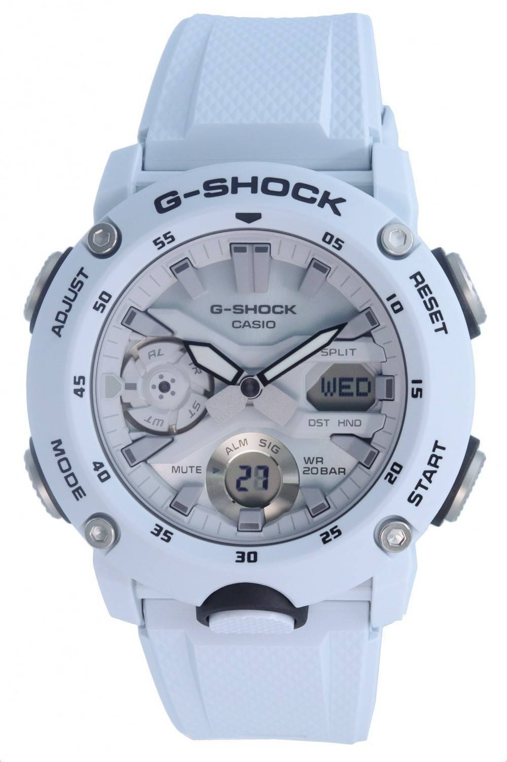 Casio G - Shock Carbon Core Guard Analog Digital Quartz GA - 2000S - 7A GA2000S - 7 200M Men's Watch - Prestige Stones