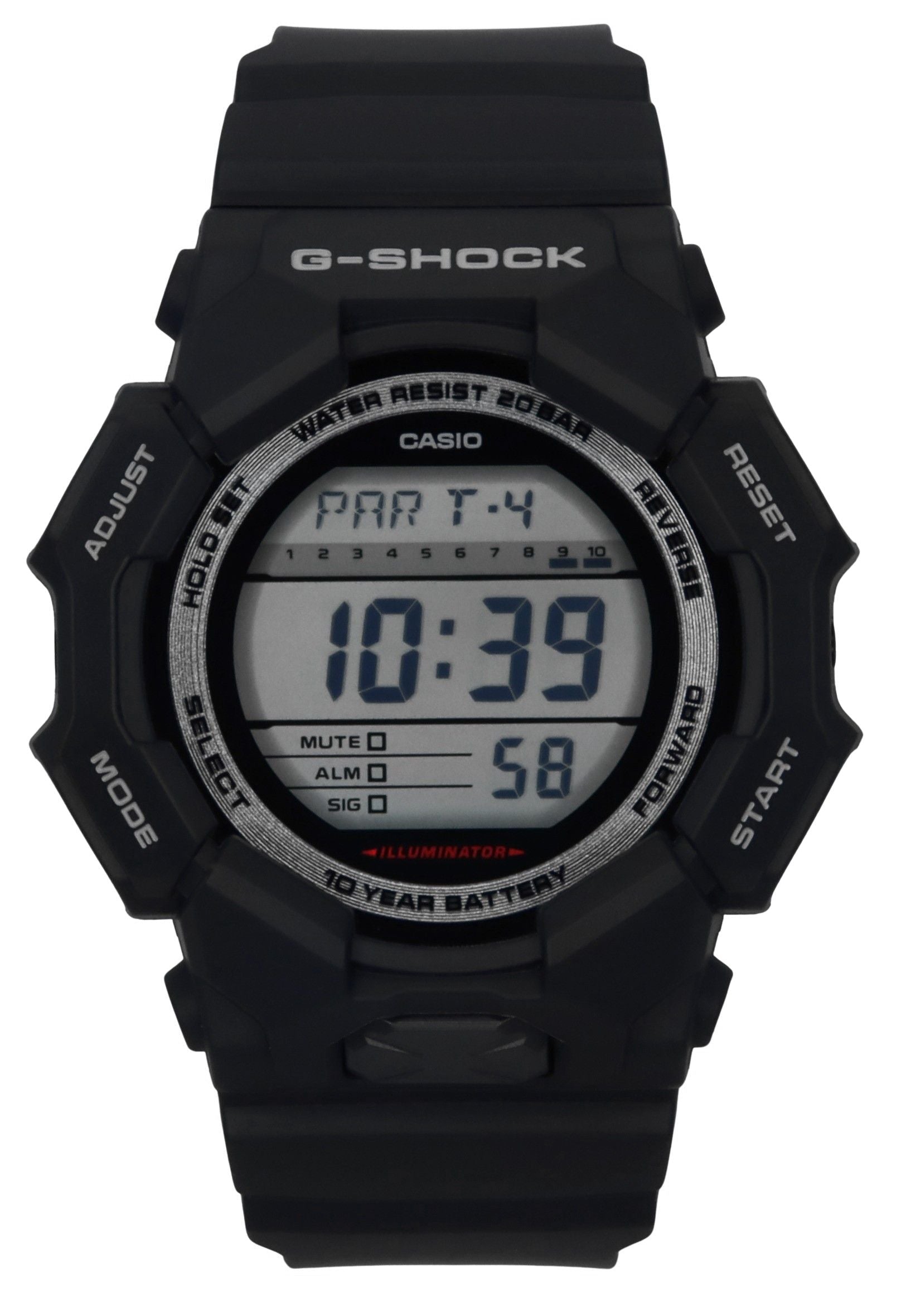 Casio G - Shock Digital Bio - Based Black Resin Strap Black Dial Quartz GD - 010 - 1 200M Men's Watch - Prestige Stones