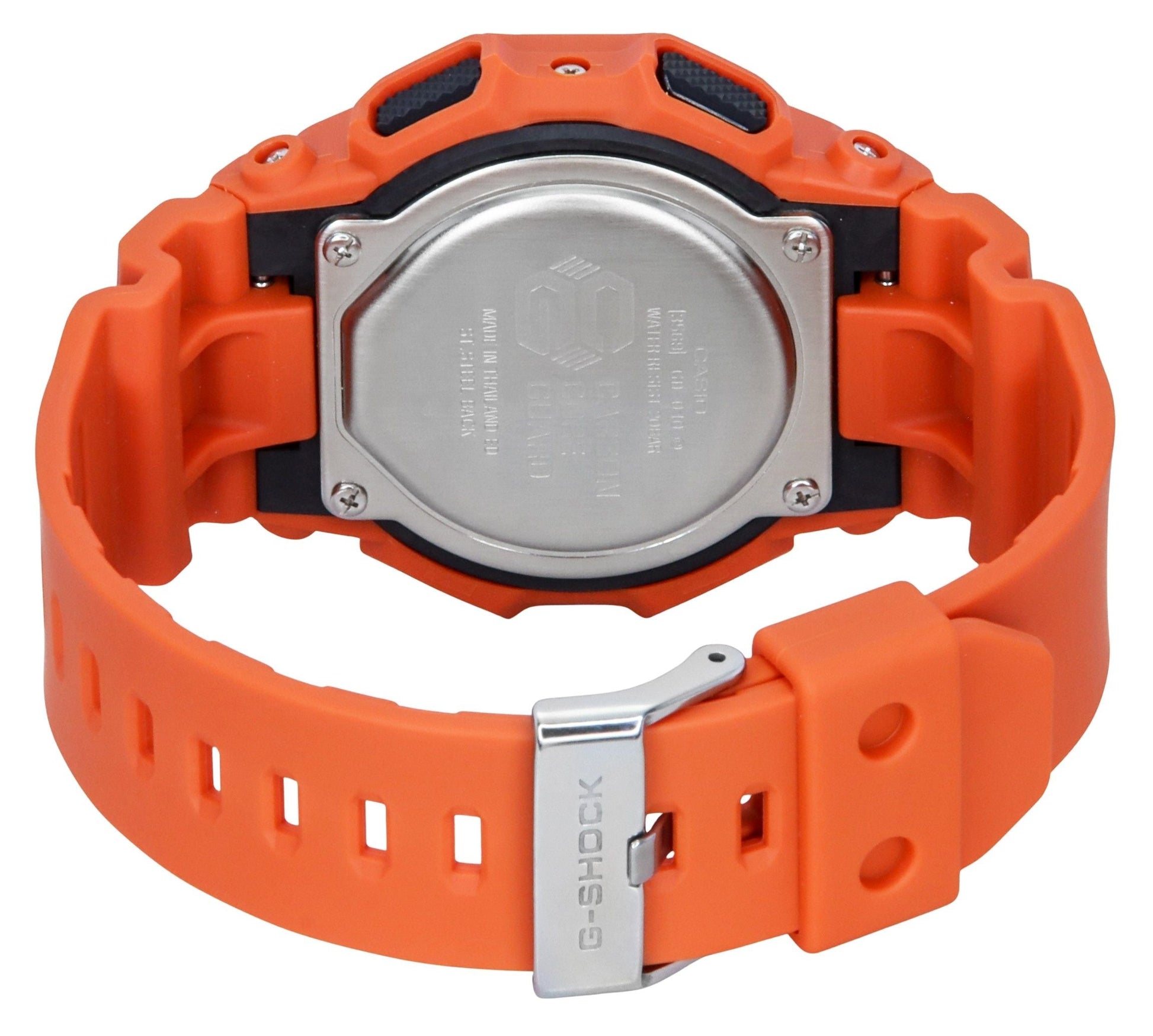 Casio G - Shock Digital Bio - Based Orange Resin Strap Black Dial Quartz GD - 010 - 4 200M Men's Watch - Prestige Stones