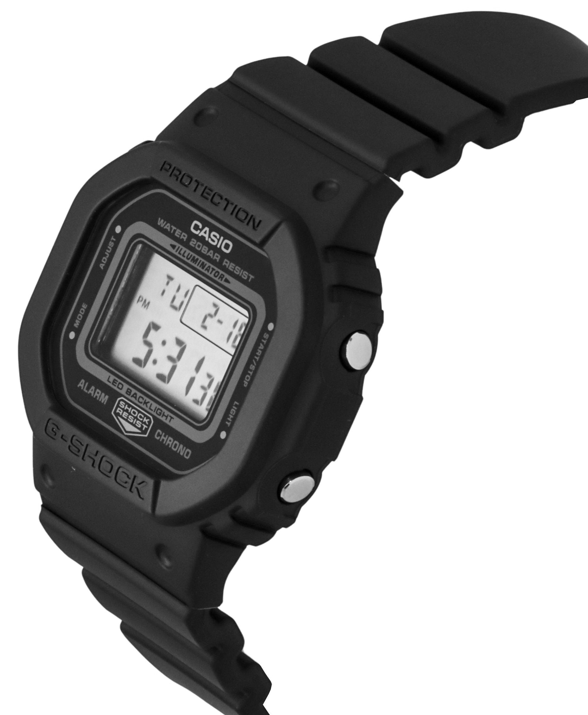 Casio G - Shock Digital Black Resin Strap Black Dial Quartz GMD - S5600BA - 1 200M Women's Watch - Prestige Stones