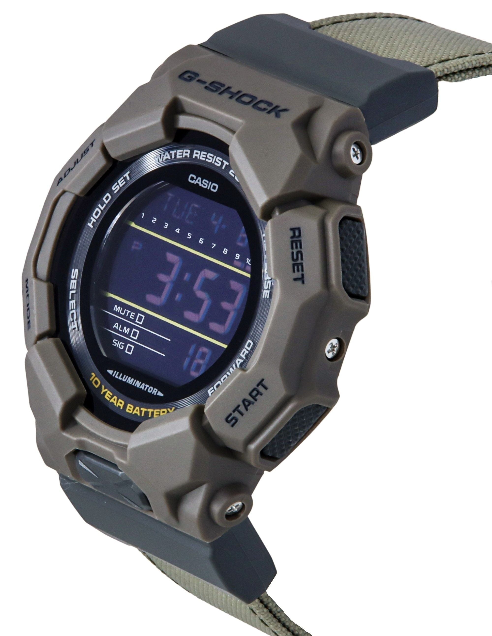 Casio G - Shock Digital Cloth Strap Quartz GD - 010CE - 5 200M Men's Watch - Prestige Stones