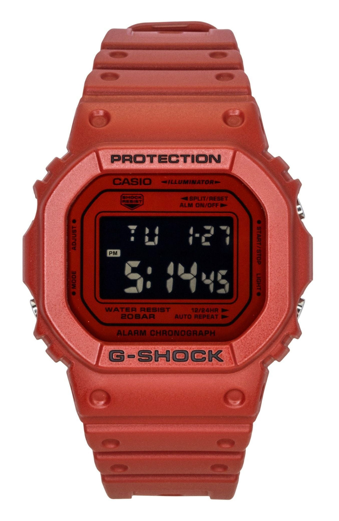 Casio G - Shock Digital Red Bio - Based Resin Strap Quartz DW - 5600RRB - 4 200M Men's Watch - Prestige Stones