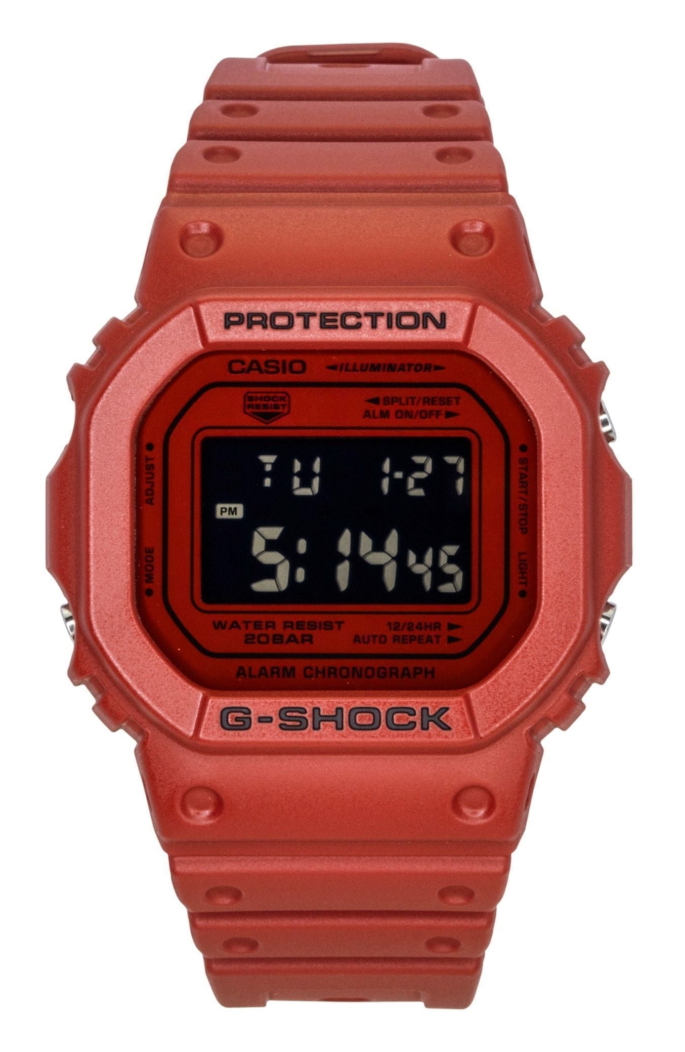 Casio G - Shock Digital Red Bio - Based Resin Strap Quartz DW - 5600RRB - 4 200M Men's Watch - Prestige Stones