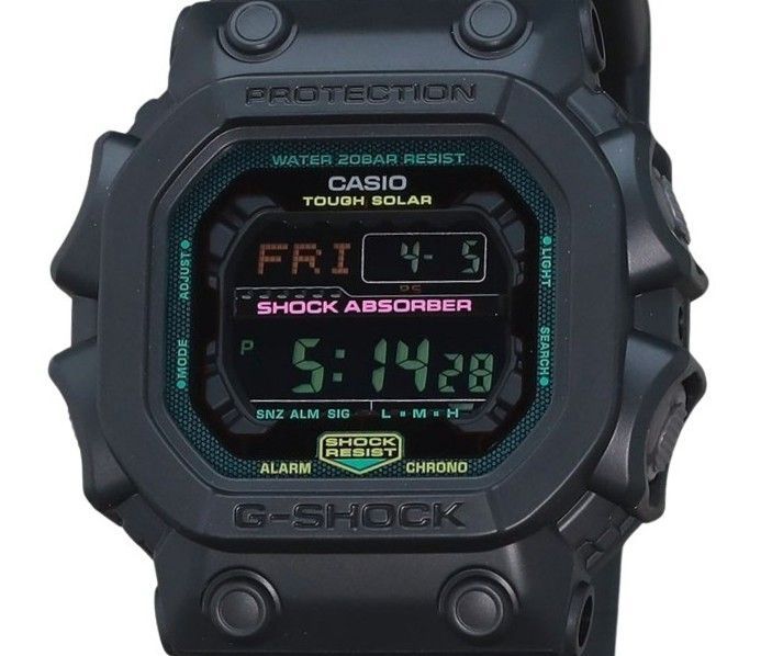 Casio G - Shock Digital Resin Strap Multifluorescent Tough Solar GX - 56MF - 1 200M Men's Watch - Prestige Stones