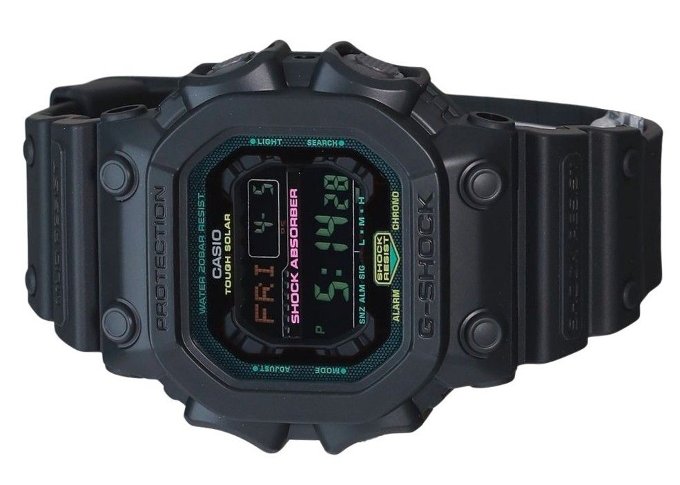 Casio G - Shock Digital Resin Strap Multifluorescent Tough Solar GX - 56MF - 1 200M Men's Watch - Prestige Stones