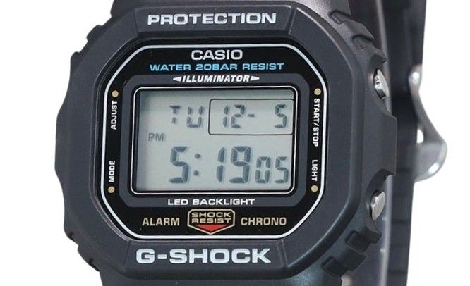 Casio G - Shock Digital Resin Strap Quartz DW - 5600UE - 1 200M Men's Watch - Prestige Stones
