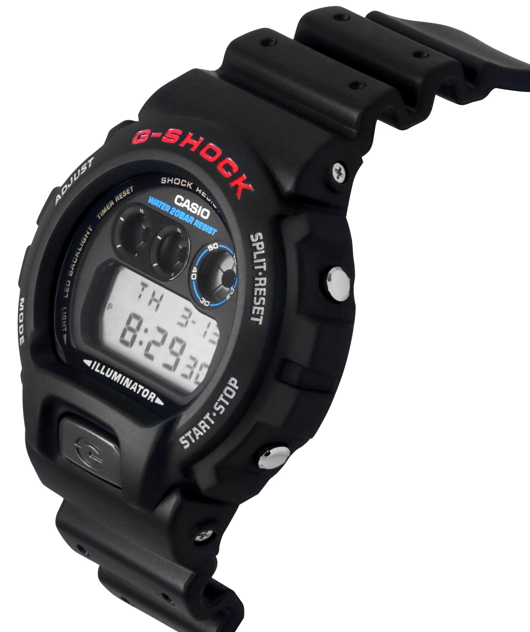 Casio G - Shock Digital Resin Strap Quartz DW - 6900U - 1 200M Men's Watch - Prestige Stones