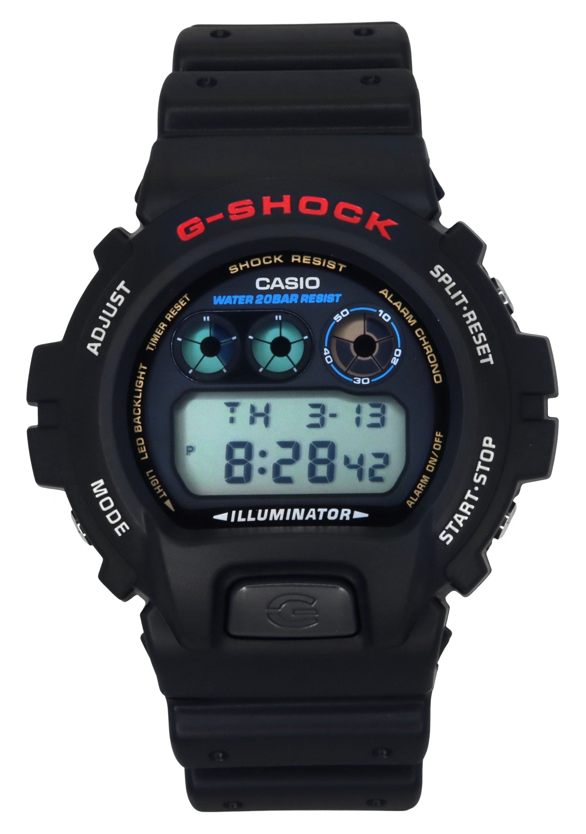 Casio G - Shock Digital Resin Strap Quartz DW - 6900U - 1 200M Men's Watch - Prestige Stones