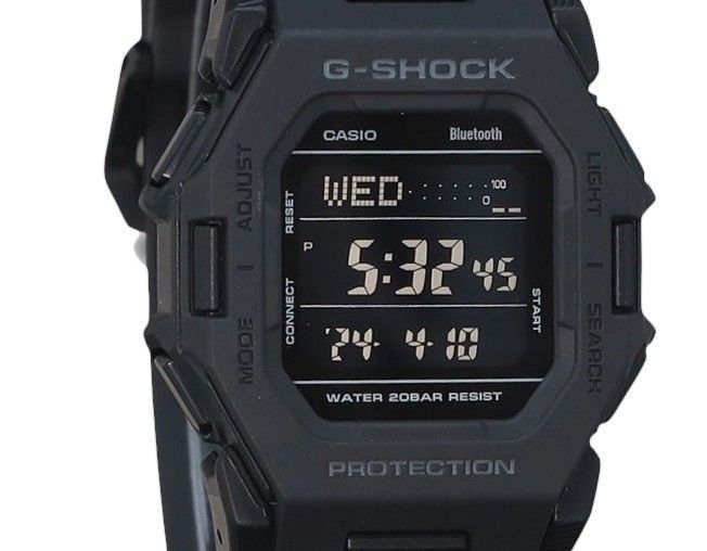 Casio G - Shock Digital Smartphone Link Black Resin Strap Quartz GD - B500 - 1 200M Men's Watch - Prestige Stones