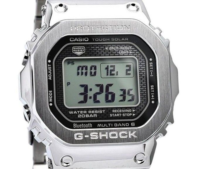 Casio G - Shock Digital Smartphone Link Full Metal Tough Solar GMW - B5000D - 1 200M Men's Watch - Prestige Stones