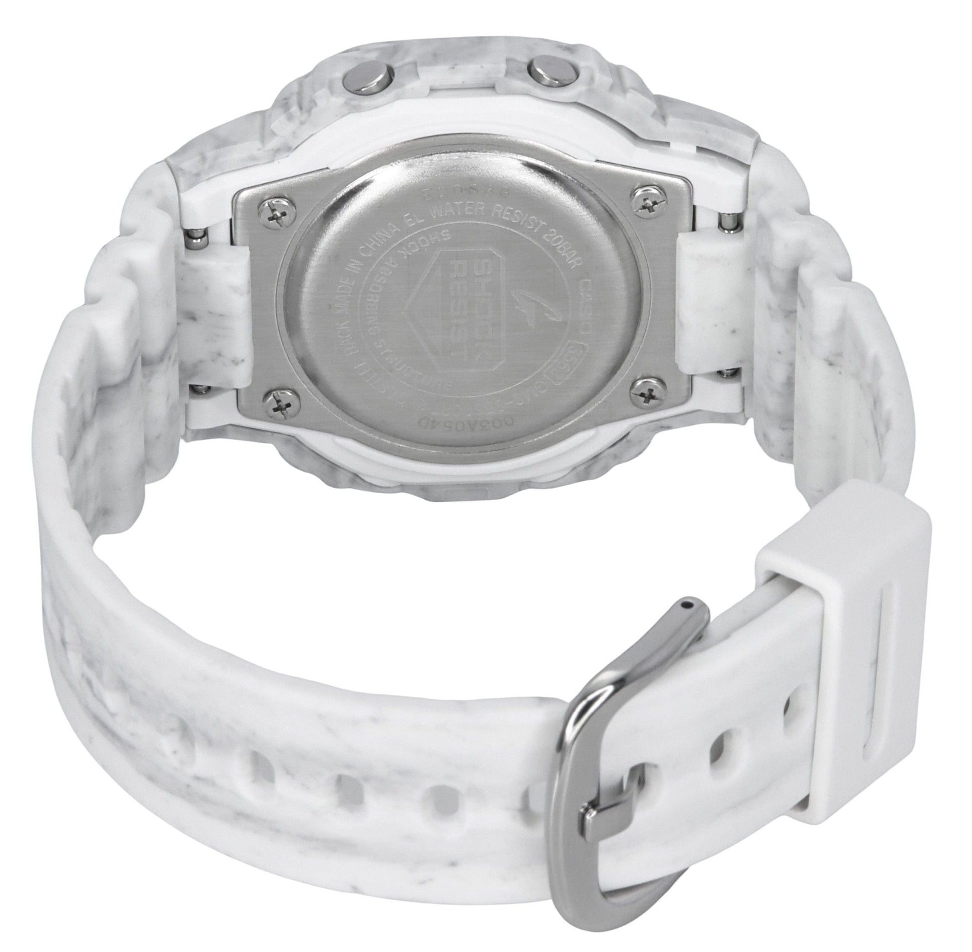 Casio G - Shock Digital White Bio - Based Resin Strap Tough Solar GMS - S5600RT - 7 200M Women's Watch - Prestige Stones