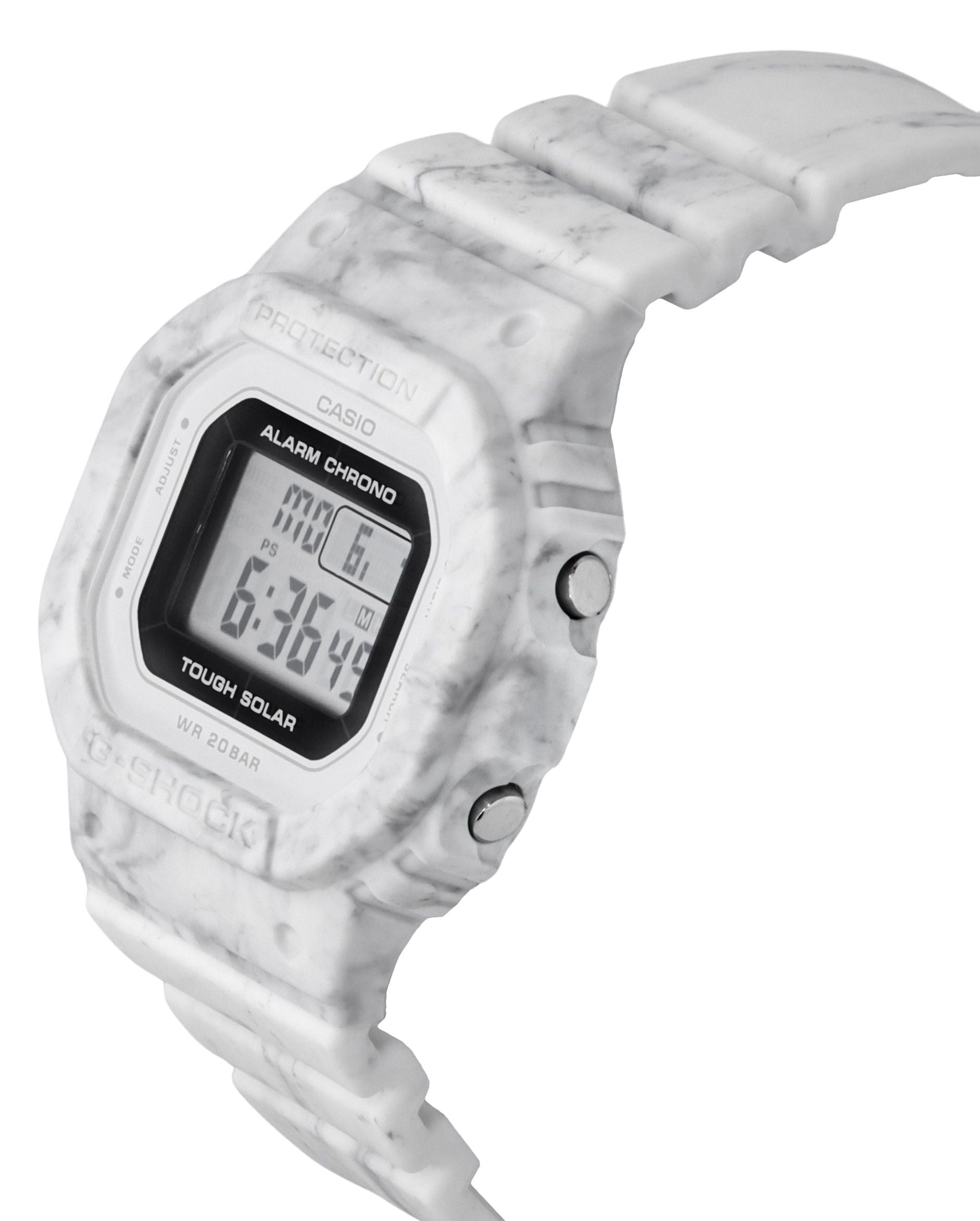 Casio G - Shock Digital White Bio - Based Resin Strap Tough Solar GMS - S5600RT - 7 200M Women's Watch - Prestige Stones