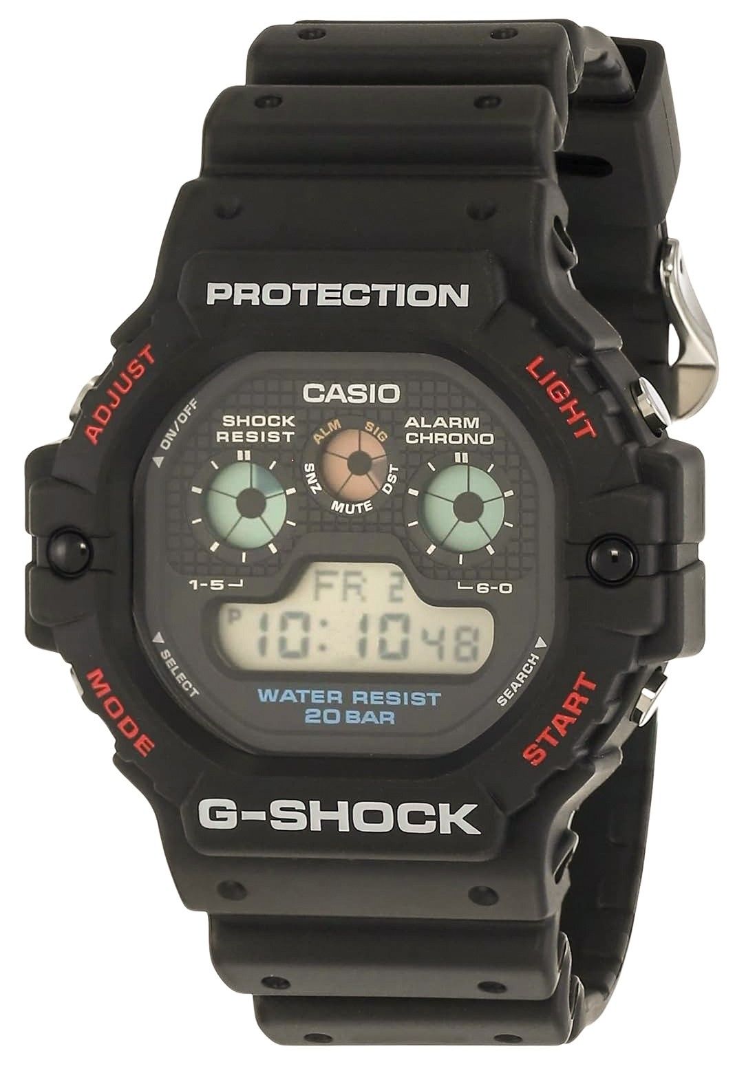 Casio G - Shock DW - 5900 - 1 DW5900 - 1 Quartz Digital 200M Men's Watch - Prestige Stones
