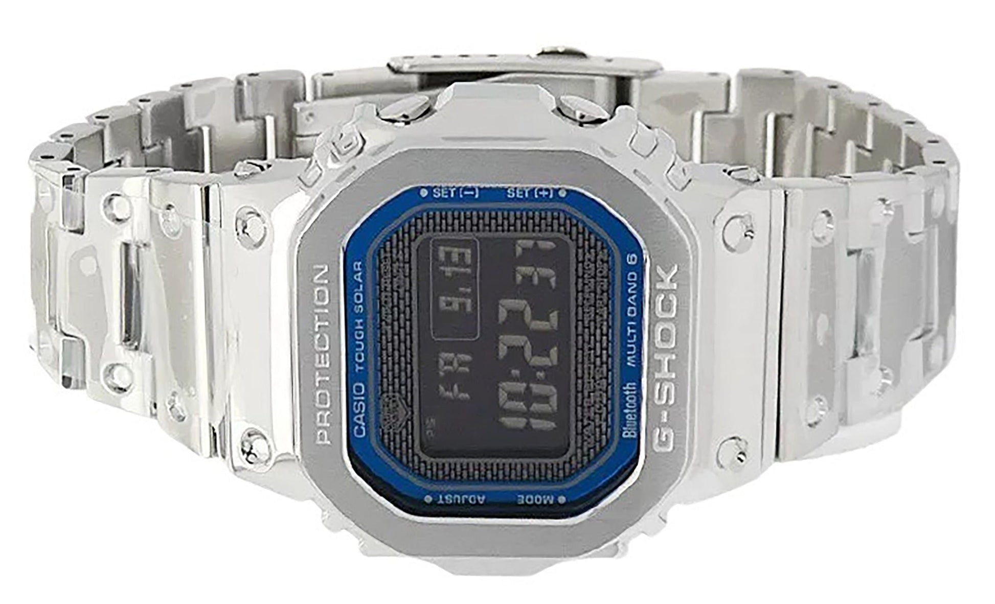 Casio G - Shock Full Metal Digital Smartphone Link Stainless Steel Tough Solar GMW - B5000D - 2 200M Men's Watch - Prestige Stones