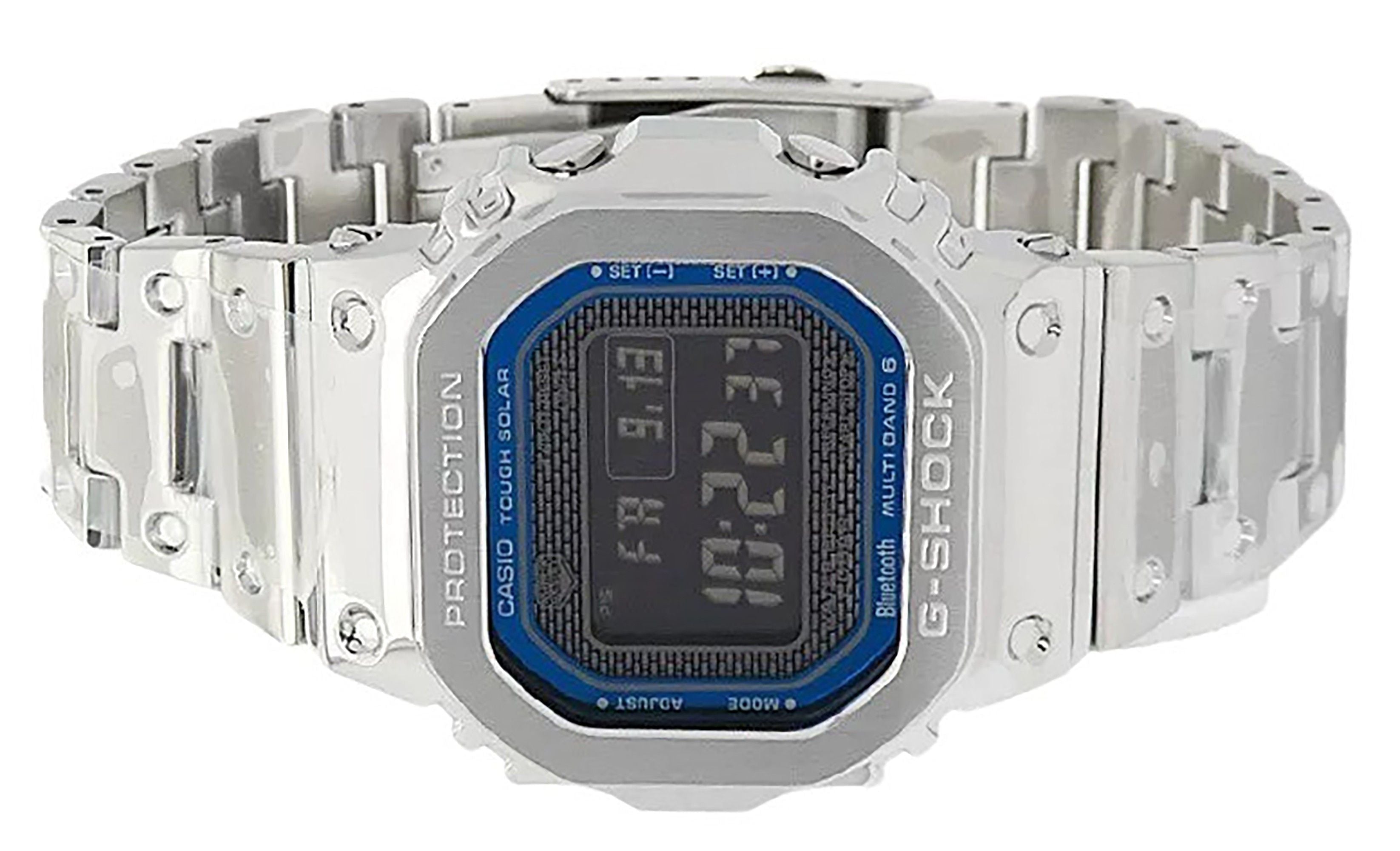 Casio G - Shock Full Metal Digital Smartphone Link Stainless Steel Tough Solar GMW - B5000D - 2 200M Men's Watch - Prestige Stones