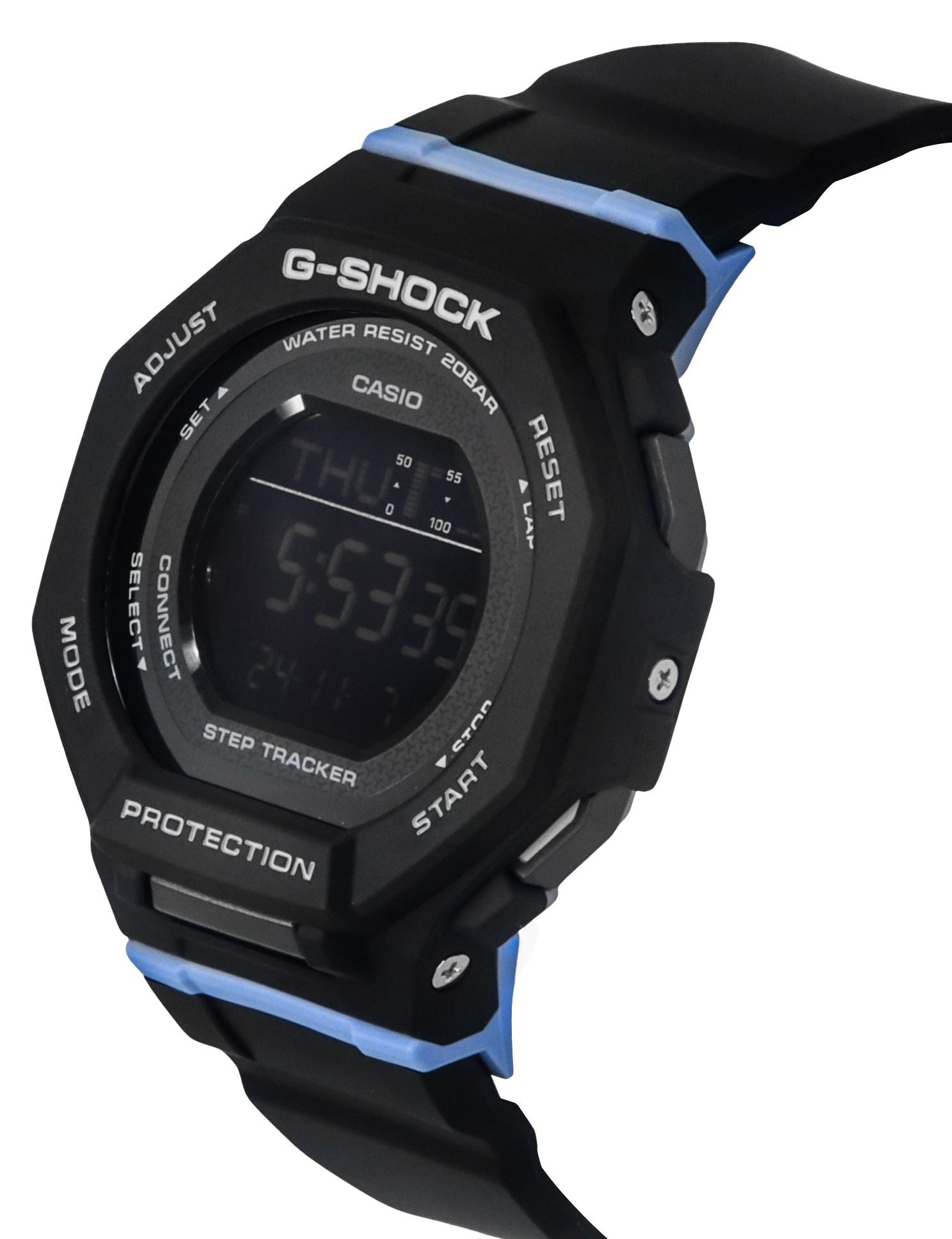 Casio G - Shock G - Squad Digital Smartphone Link Bio - Based Resin Strap Quartz GMD - B300 - 1 200M Women's Watch - Prestige Stones
