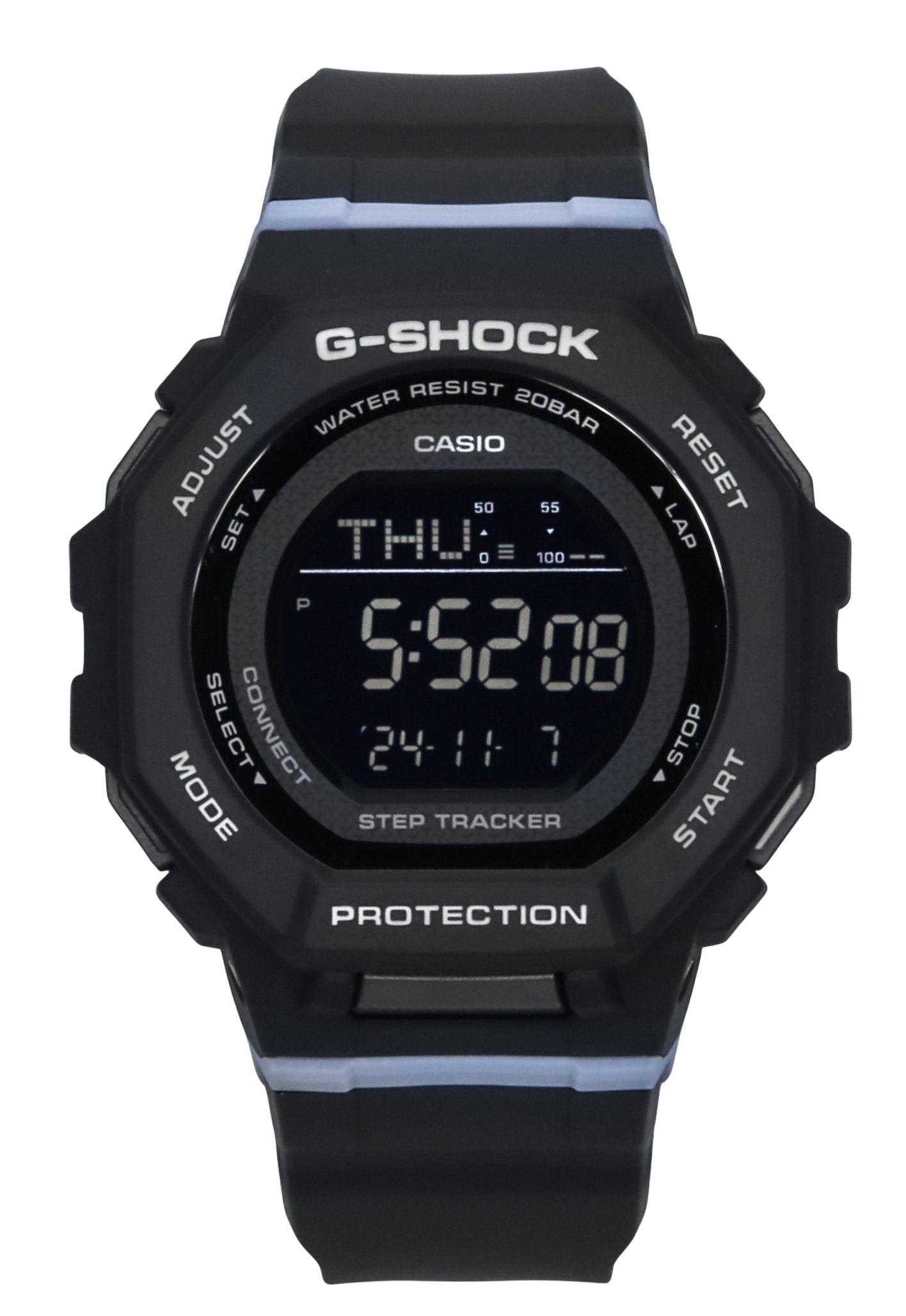 Casio G - Shock G - Squad Digital Smartphone Link Bio - Based Resin Strap Quartz GMD - B300 - 1 200M Women's Watch - Prestige Stones
