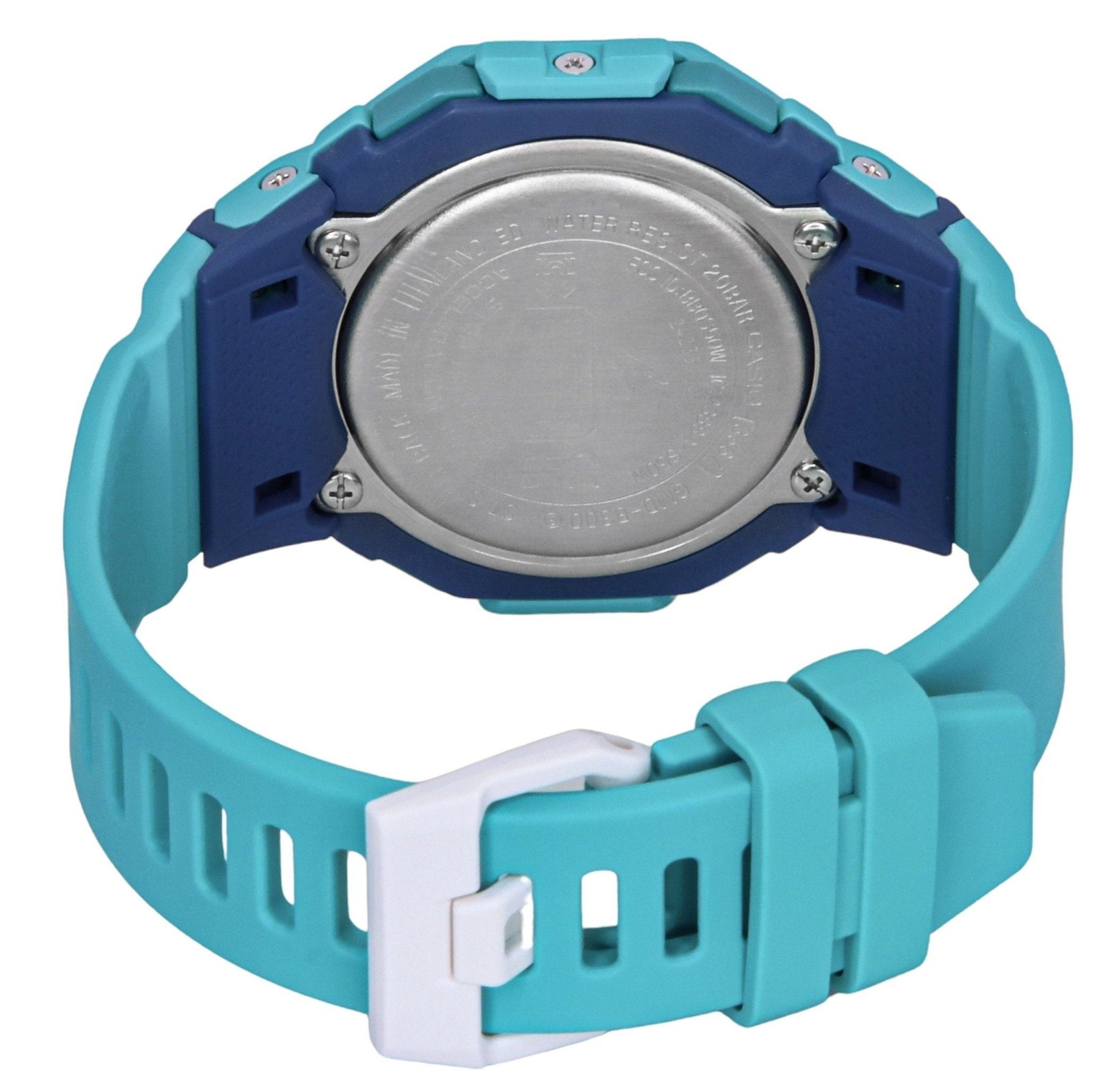 Casio G - Shock G - Squad Digital Smartphone Link Bio - Based Resin Strap Quartz GMD - B300SC - 2 200M Women's Watch - Prestige Stones