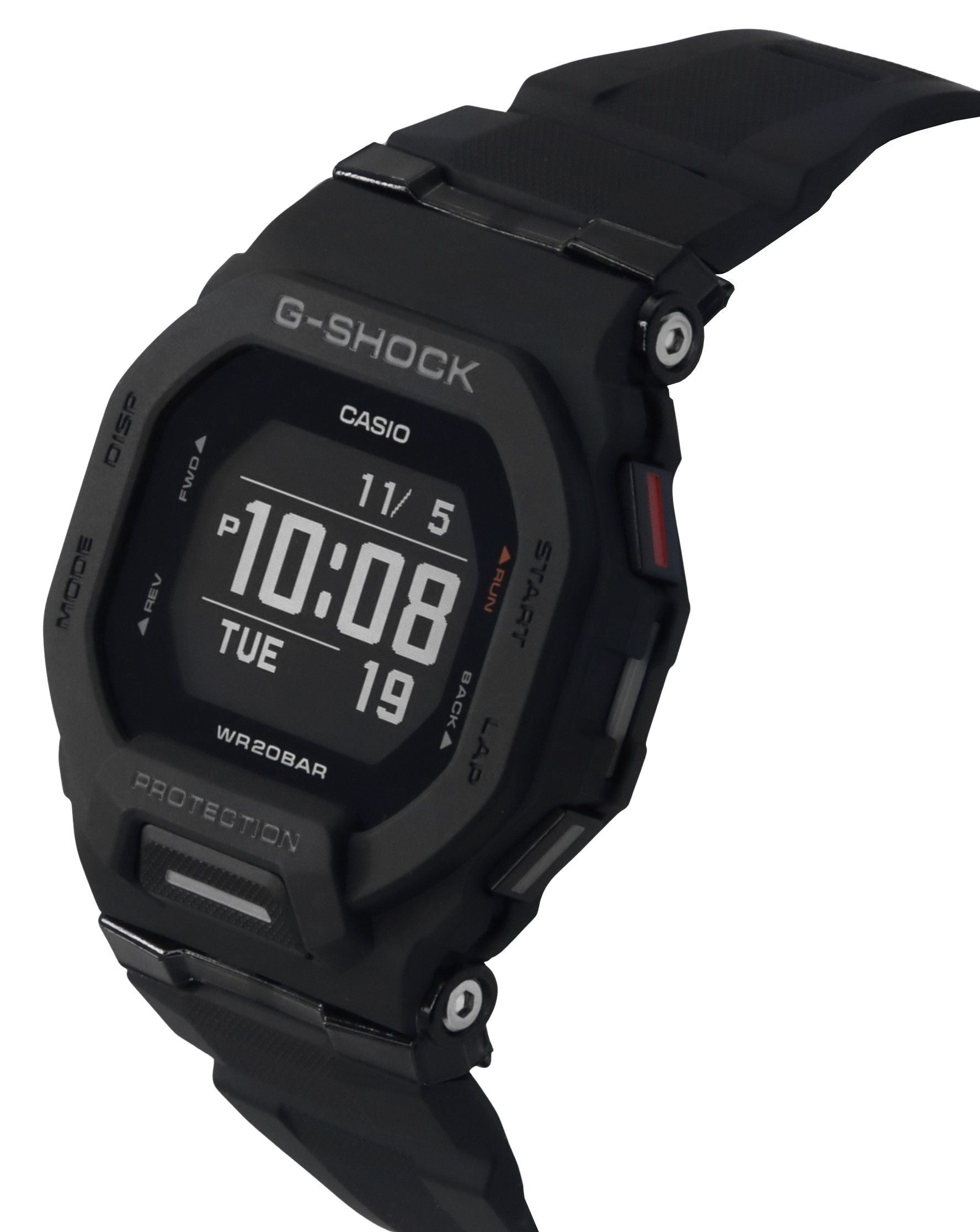 Casio G - Shock G - Squad Digital Smartphone Link Black Resin Strap Quartz GBD - 200 - 1 200M Men's Watch - Prestige Stones