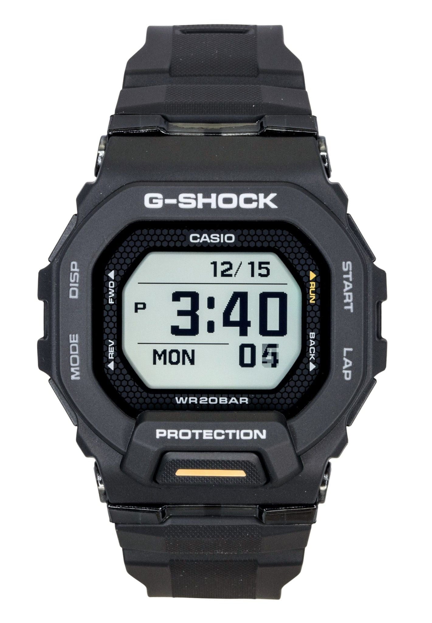 Casio G - Shock G - Squad Digital Smartphone Link Black Resin Strap Quartz GBD - 200 - 1A1 200M Men's Watch - Prestige Stones