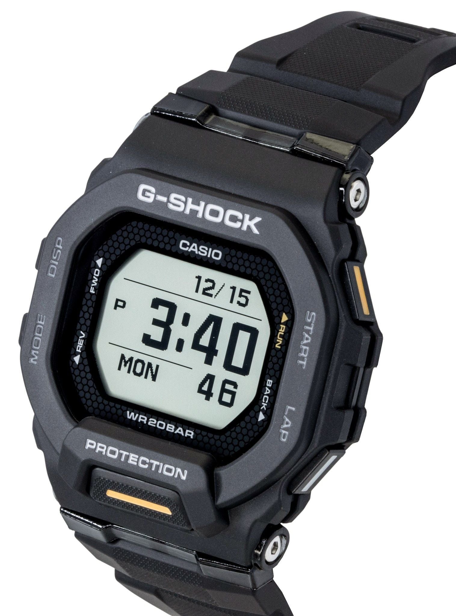 Casio G - Shock G - Squad Digital Smartphone Link Black Resin Strap Quartz GBD - 200 - 1A1 200M Men's Watch - Prestige Stones