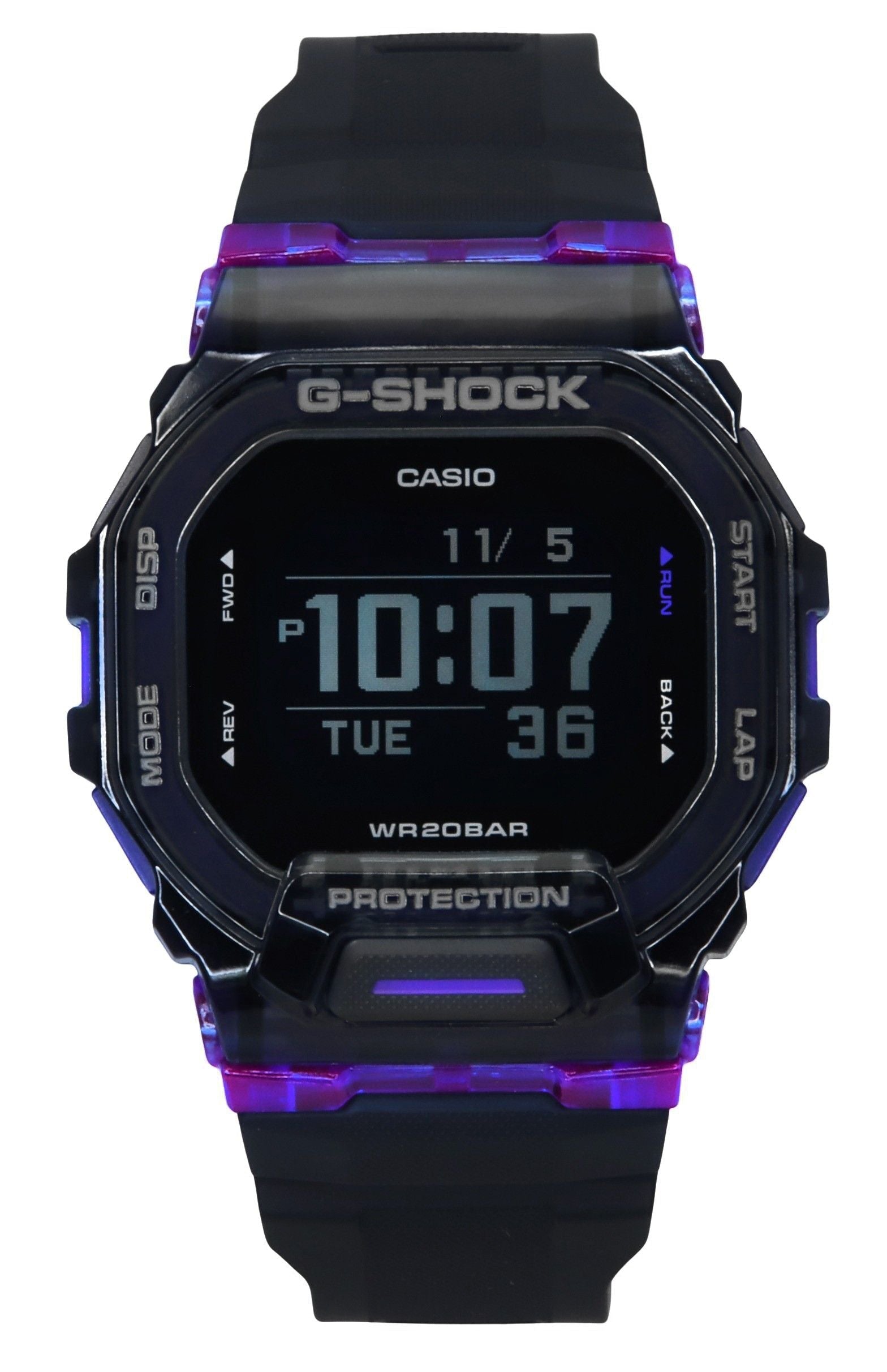Casio G - Shock G - Squad Digital Smartphone Link Resin Strap Quartz GBD - 200SM - 1A6 200M Men's Watch - Prestige Stones