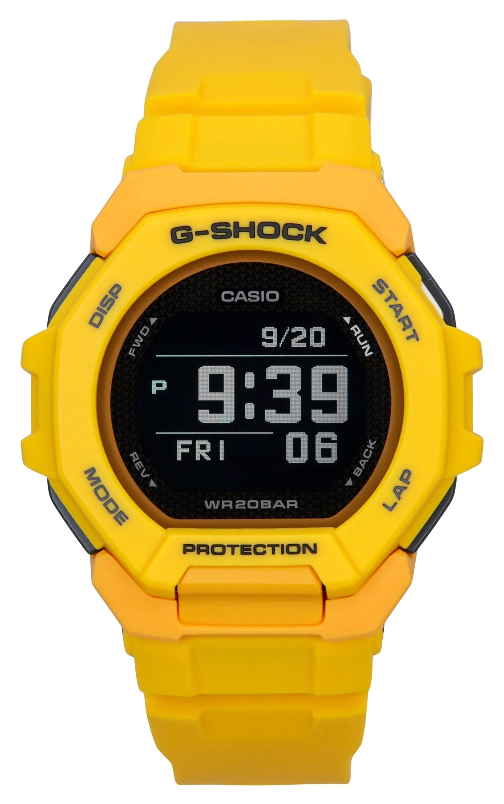 Casio G - Shock G - Squad Digital Smartphone Link Yellow Bio - Based Resin Quartz GBD - 300 - 9 200M Men's Watch - Prestige Stones