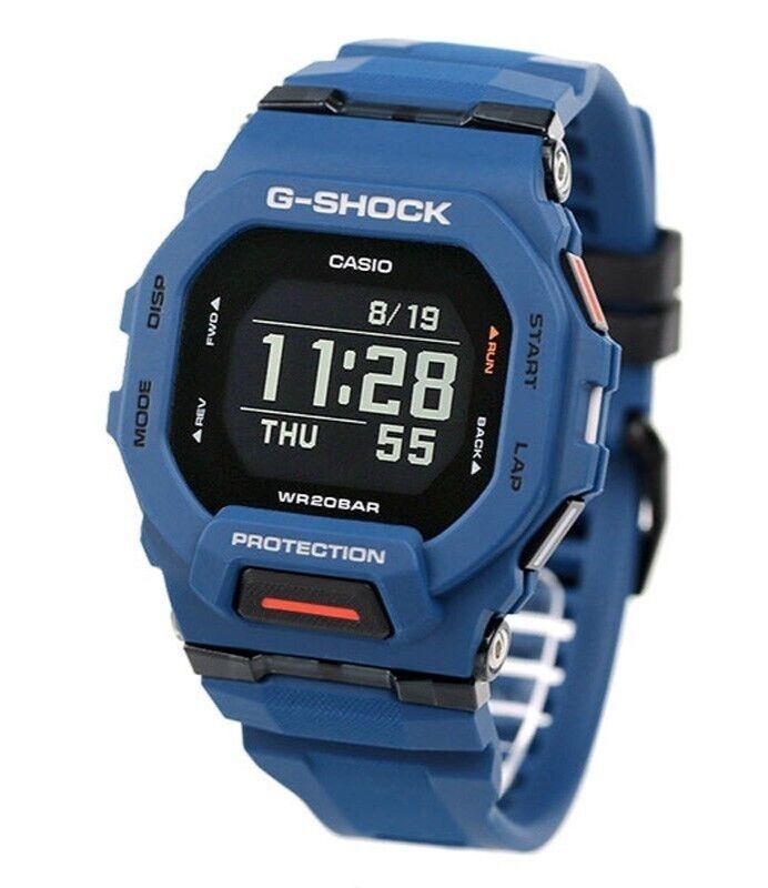 Casio G - Shock G - Squad World Time Mobile Link Digital GBD - 200 - 2 GBD200 - 2 200M Men's Watch - Prestige Stones
