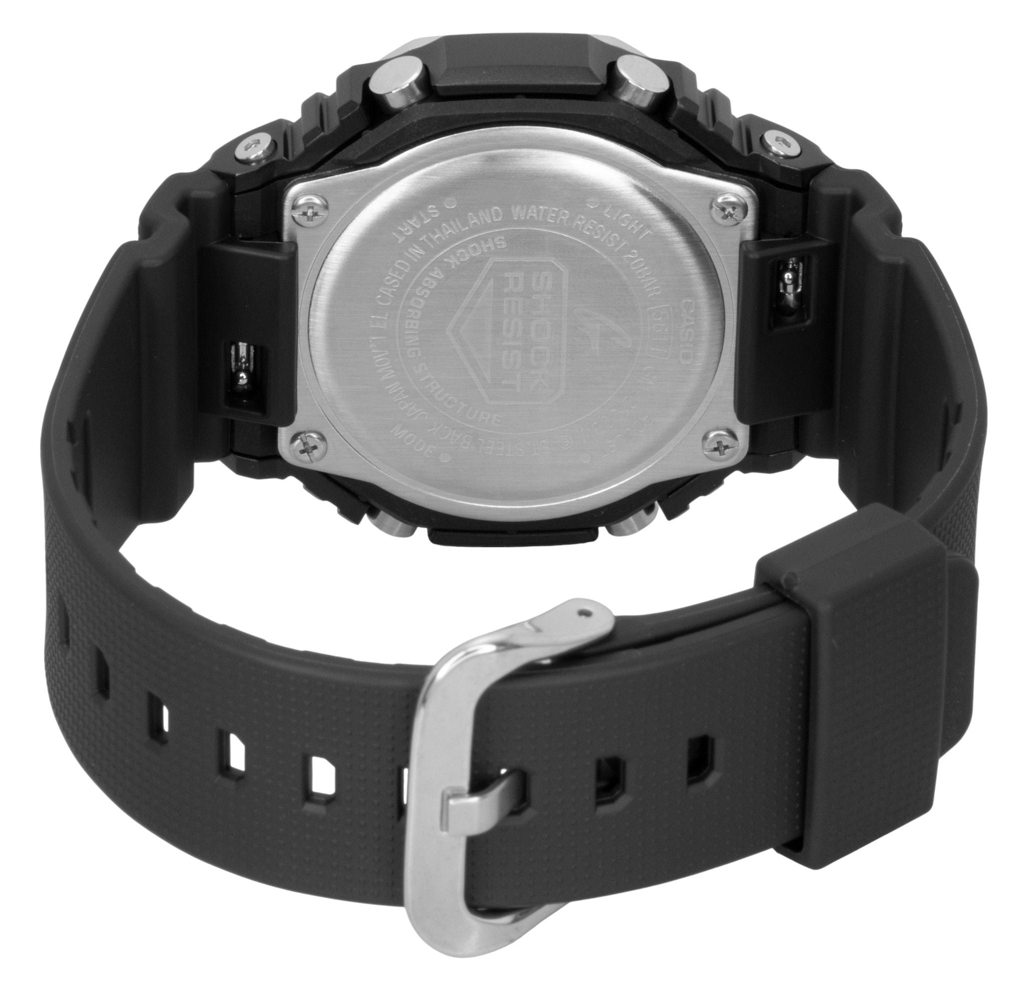 Casio G - Shock G - Steel Analog Digital Bio - Based Resin Black Dial Quartz GM - 2100BM - 1A 200M Men's Watch - Prestige Stones