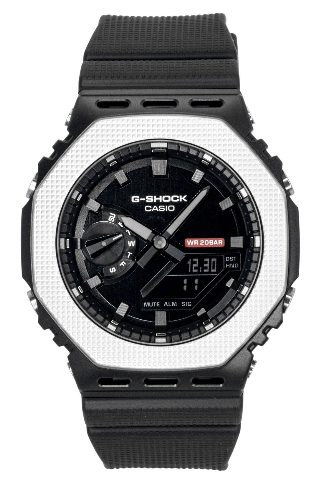 Casio G - Shock G - Steel Analog Digital Bio - Based Resin Black Dial Quartz GM - 2100BM - 1A 200M Men's Watch - Prestige Stones