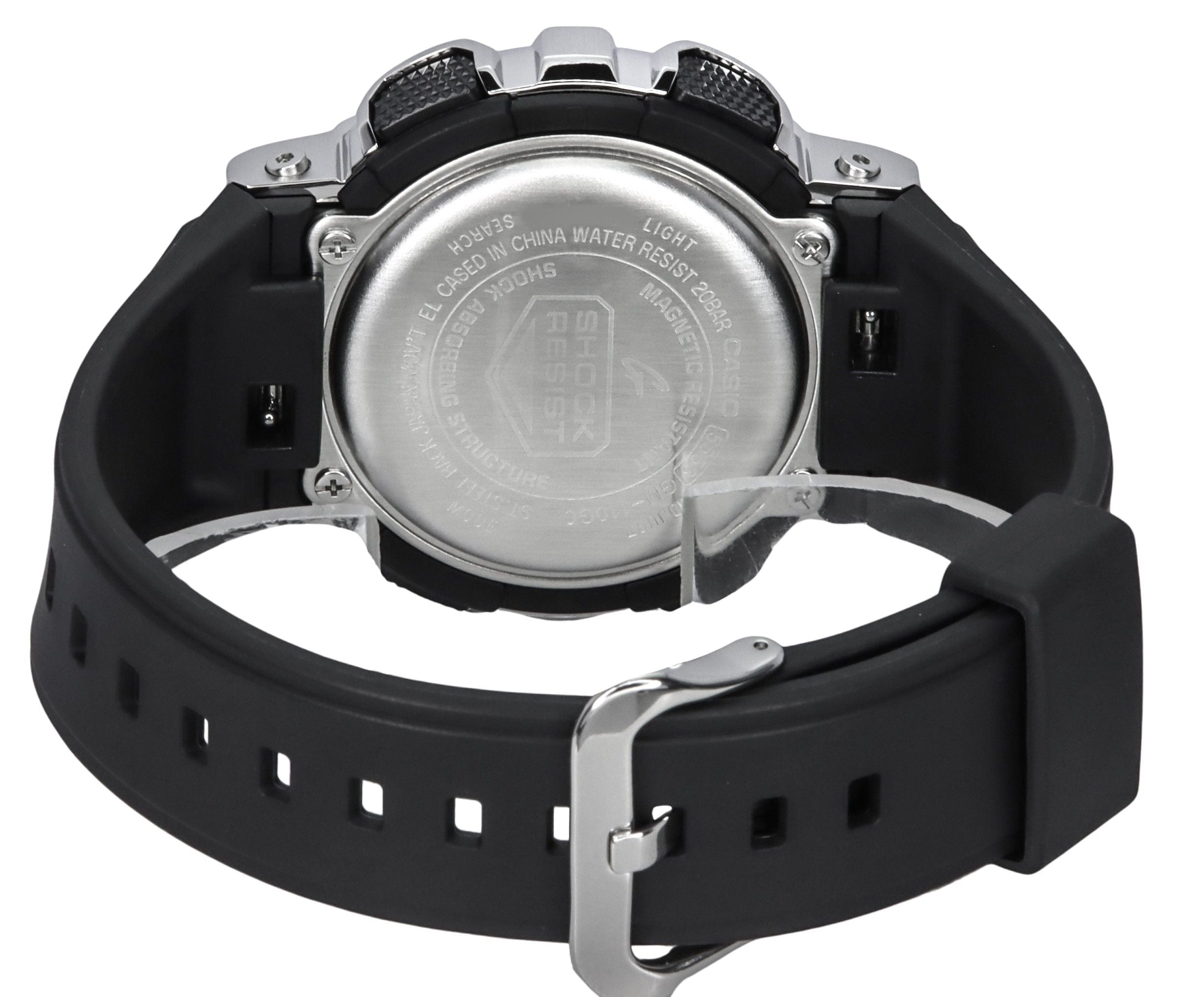 Casio G - Shock G - Steel Analog Digital Grunge Camouflage Resin Strap Black Dial Quartz GM - 110GC - 1A 200M Men's Watch - Prestige Stones