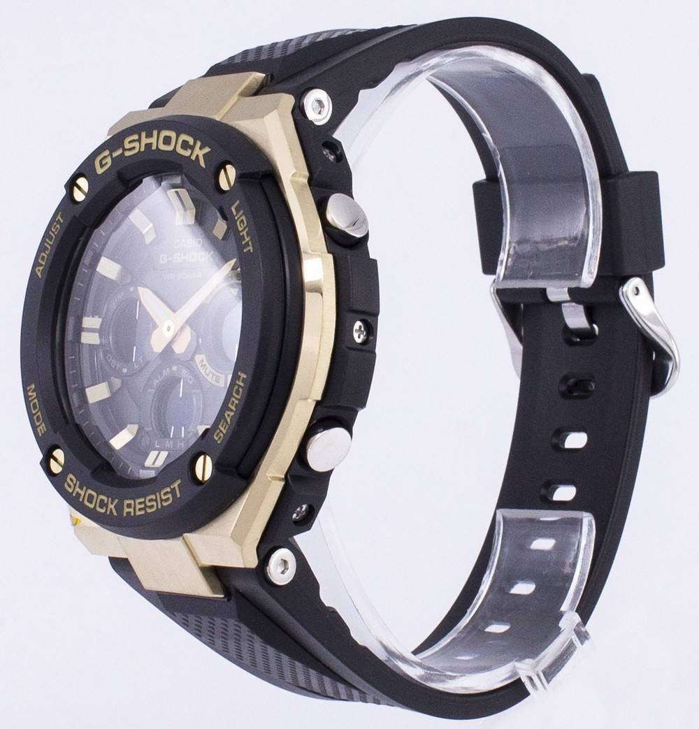 Casio G - Shock G - STEEL Analog Digital Tough Solar Diver's GST - S100G - 1A GSTS100G - 1A 200M Men's Watch - Prestige Stones