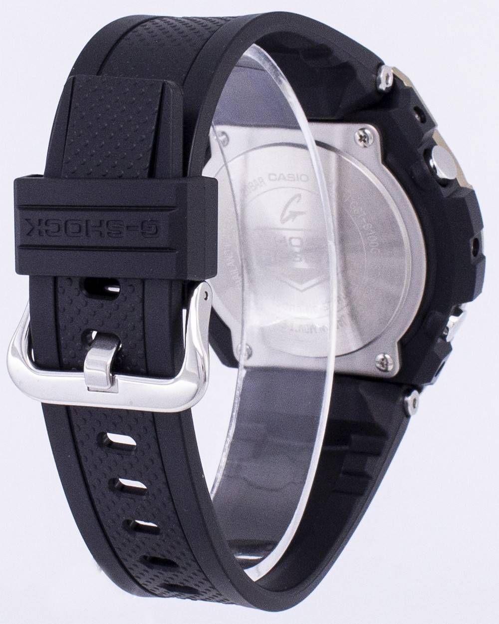 Casio G - Shock G - STEEL Analog Digital Tough Solar Diver's GST - S100G - 1A GSTS100G - 1A 200M Men's Watch - Prestige Stones