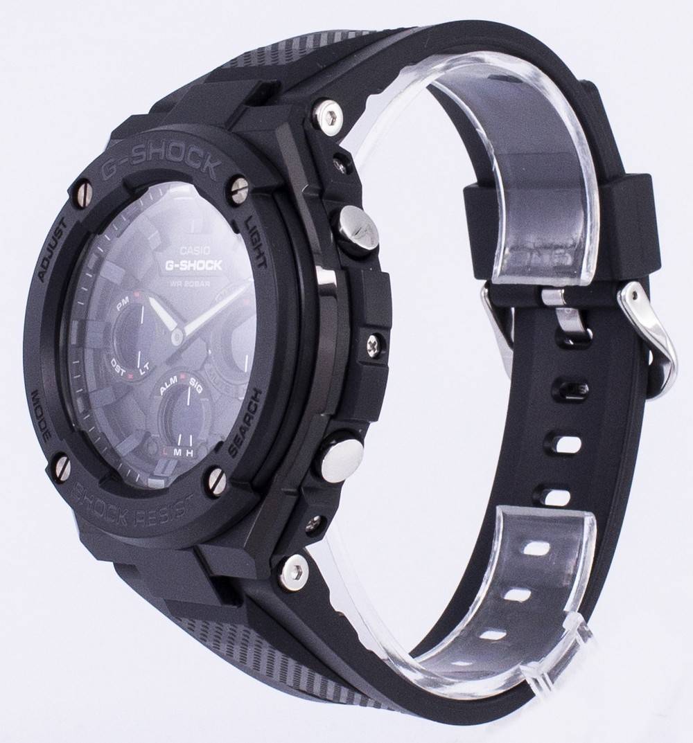 Casio G - Shock G - STEEL Analog Digital Tough Solar Diver's GST - S100G - 1B GSTS100G - 1B 200M Men's Watch - Prestige Stones