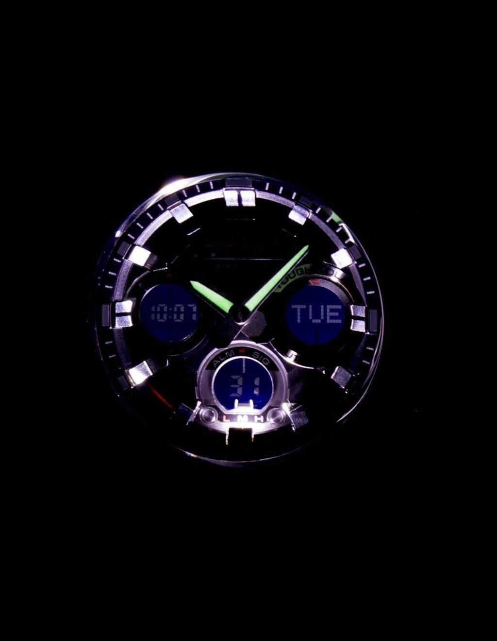 Casio G - Shock G - STEEL Analog - Digital World Time GST - S110D - 1A GSTS110D - 1A Men's Watch - Prestige Stones