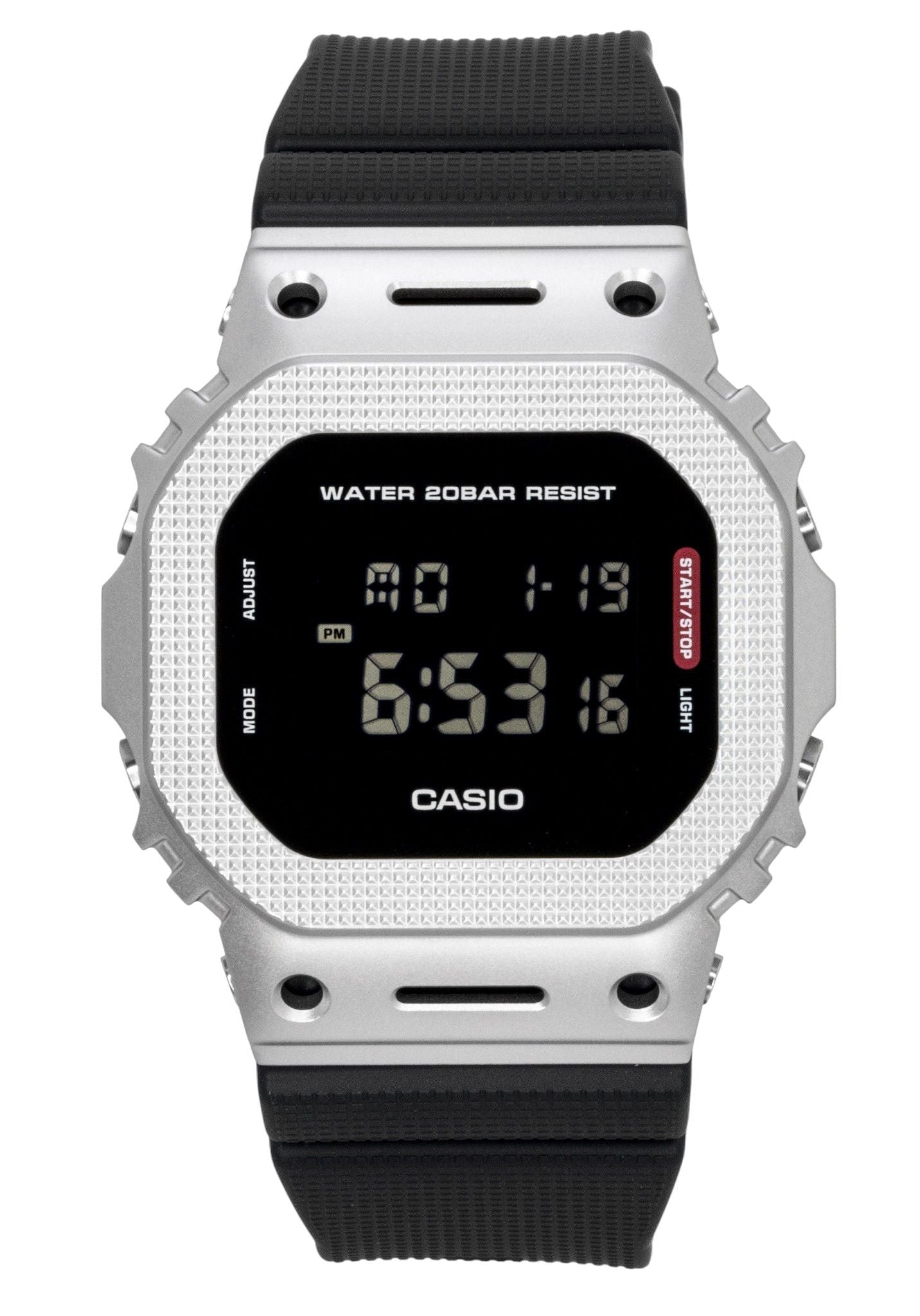 Casio G - Shock G - Steel Digital Bio - Based Resin Strap Quartz GM - 5600M - 1 200M Men's Watch - Prestige Stones