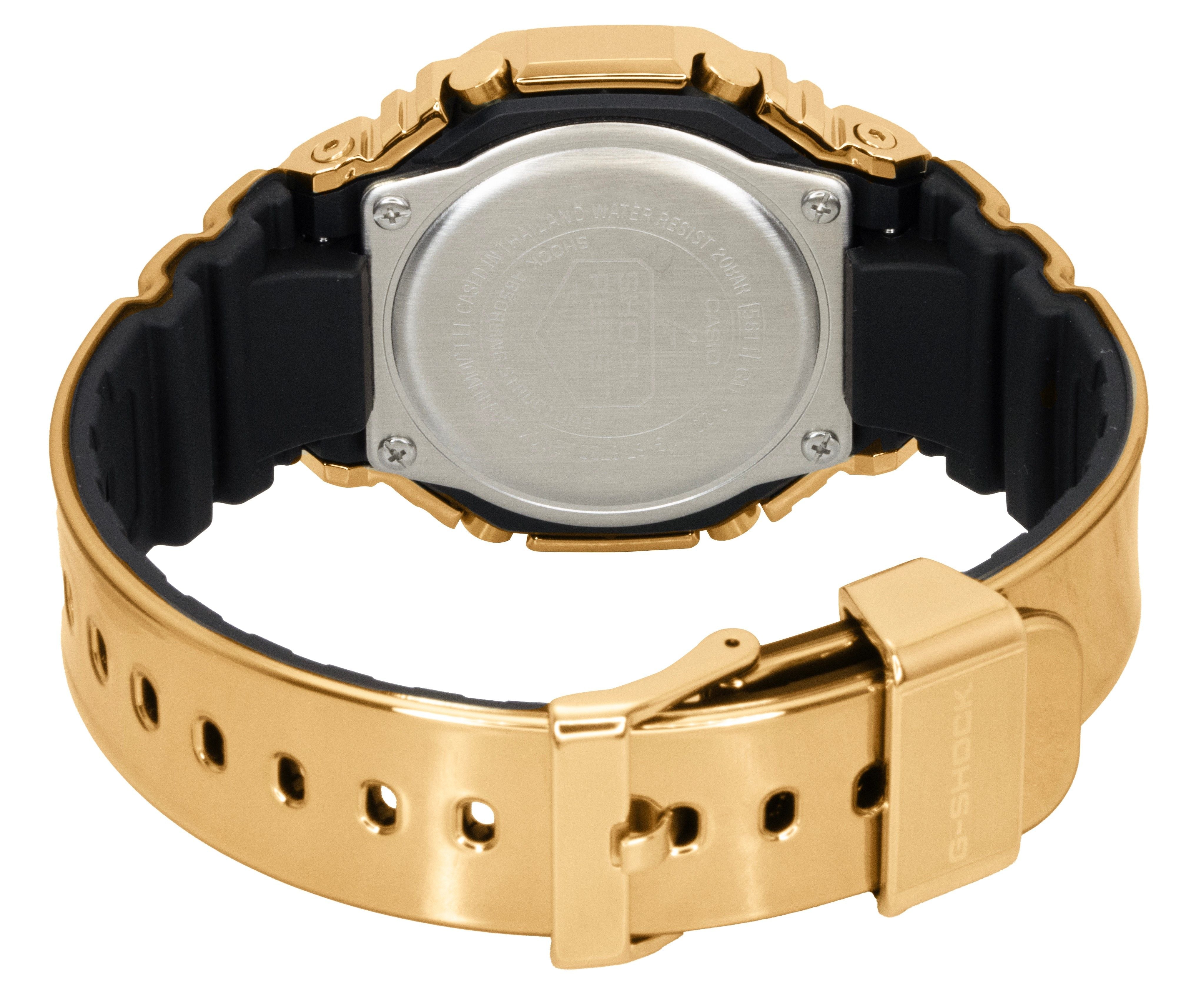 Casio G - Shock G - Steel Fine Metallic Analog Digital Gold Dial Quartz GM - 2100YMG - 9A9 200M Men's Watch - Prestige Stones