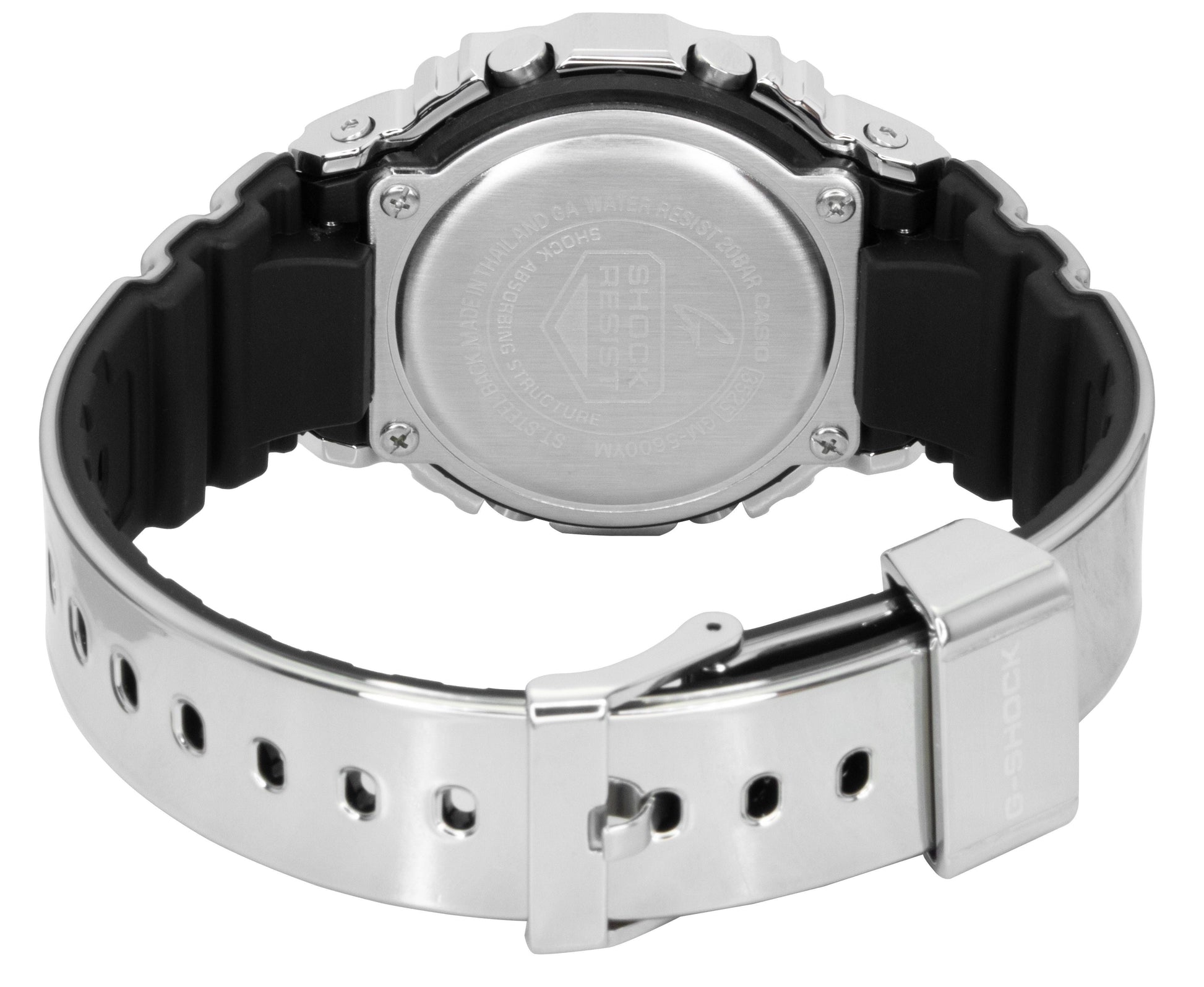 Casio G - Shock G - Steel Fine Metallic Digital Silicone Strap Quartz GM - 5600YM - 8A8 200M Men's Watch - Prestige Stones