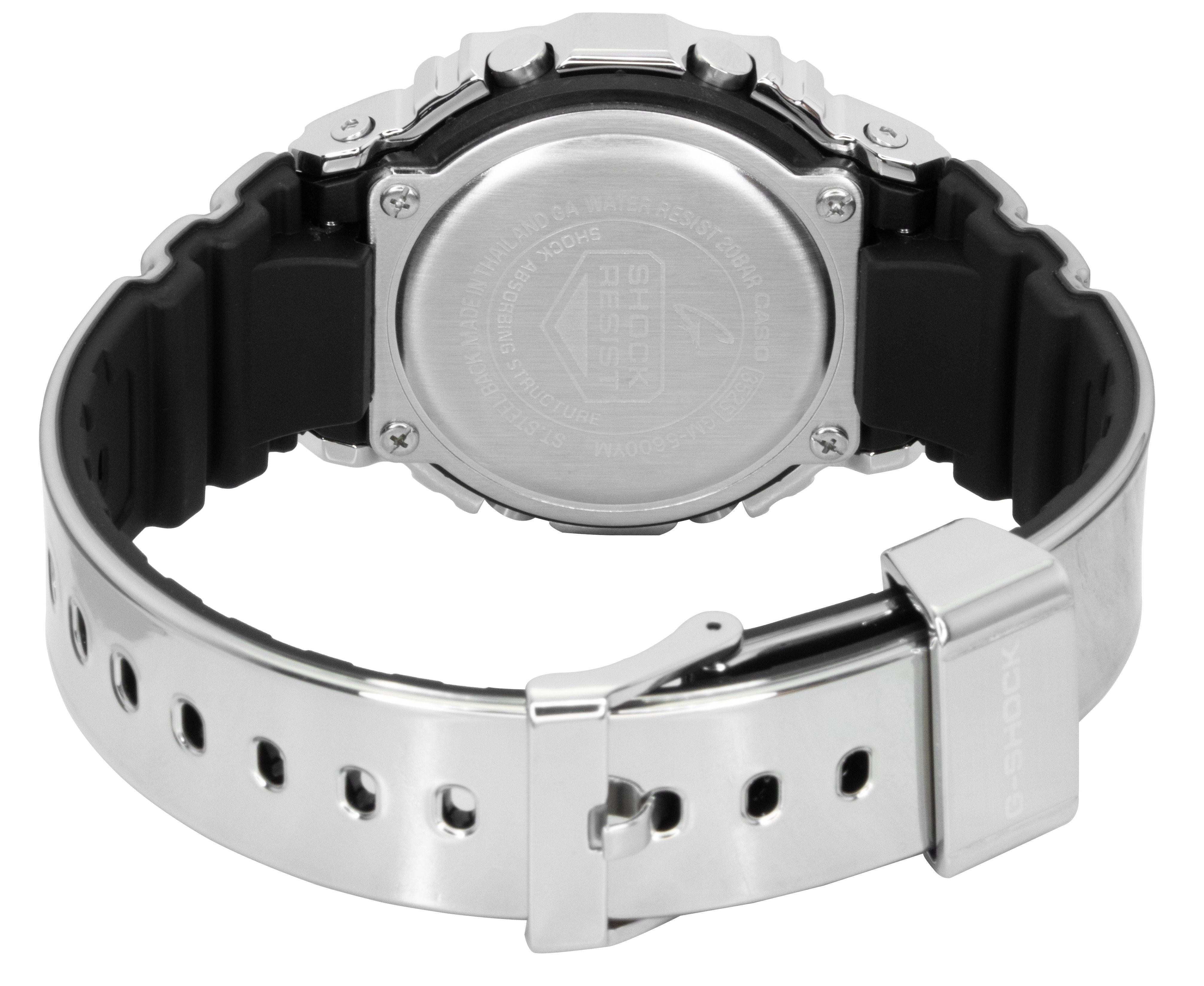 Casio G - Shock G - Steel Fine Metallic Digital Silicone Strap Quartz GM - 5600YM - 8A8 200M Men's Watch - Prestige Stones