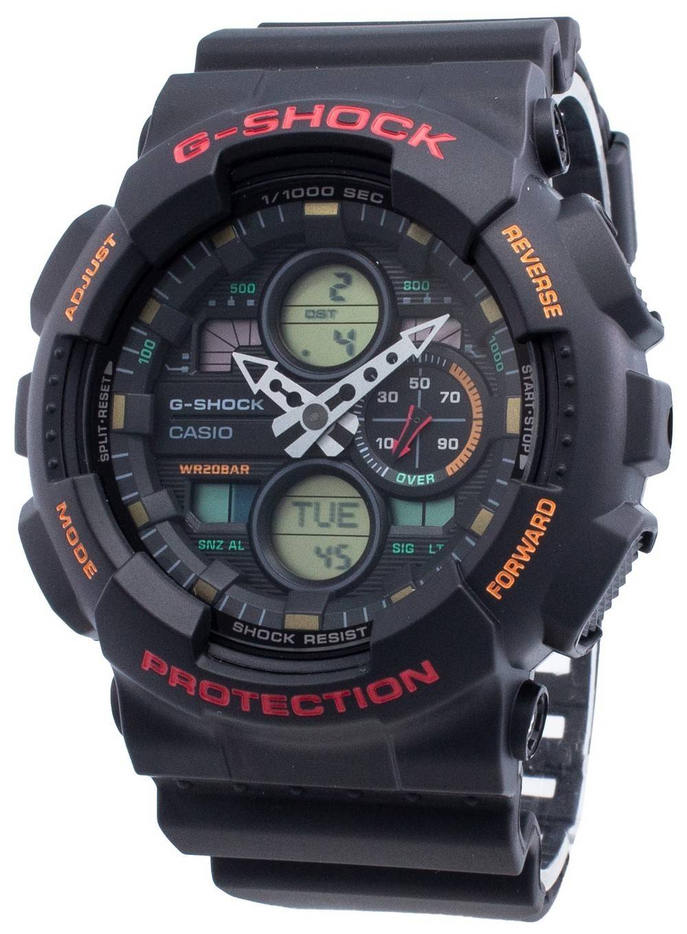 Casio G - Shock GA - 140 - 1A4 Shock Resistance Quartz 200M Men's Watch - Prestige Stones